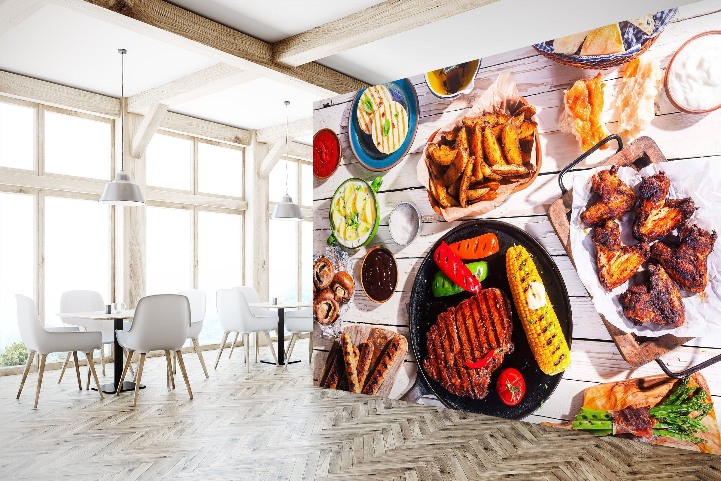 3D Tasting Food 1480 Wall Murals Wallpaper AJ Wallpaper 2 