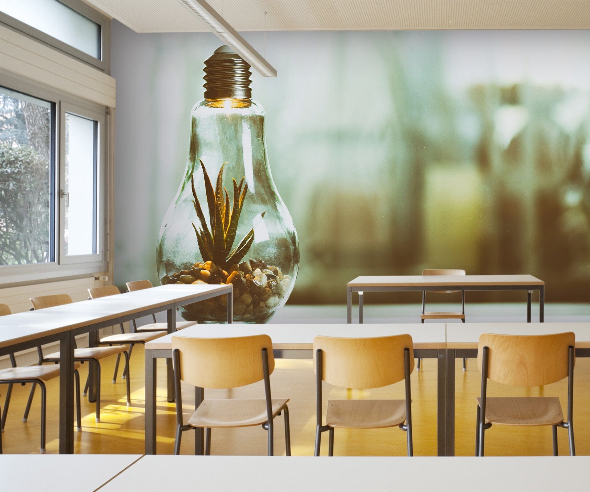 3D Bulb Culture 152 Wall Murals Wallpaper AJ Wallpaper 2 