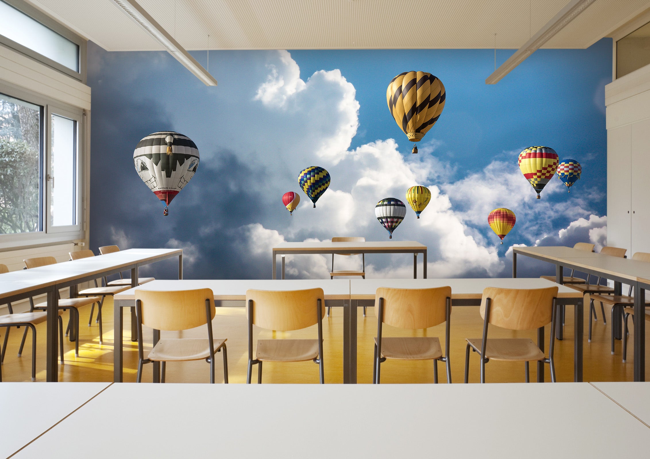 3D Cloud Balloon 151 Wall Murals