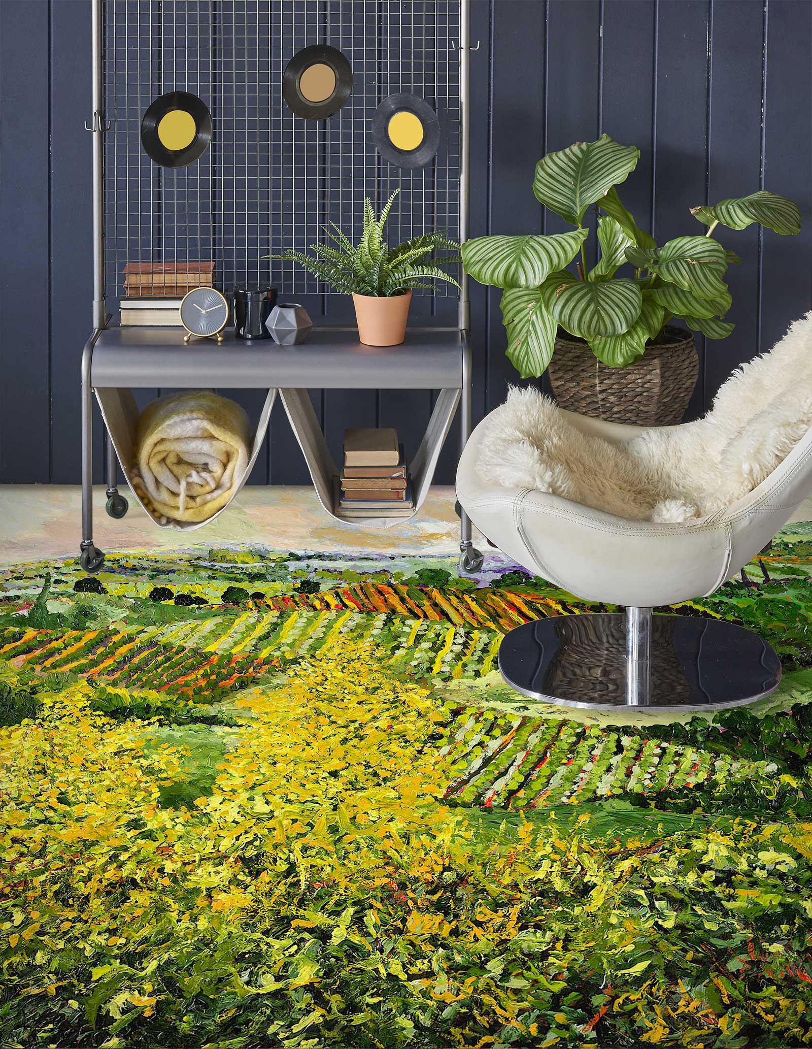 3D Grassy Hillside 9534 Allan P. Friedlander Floor Mural