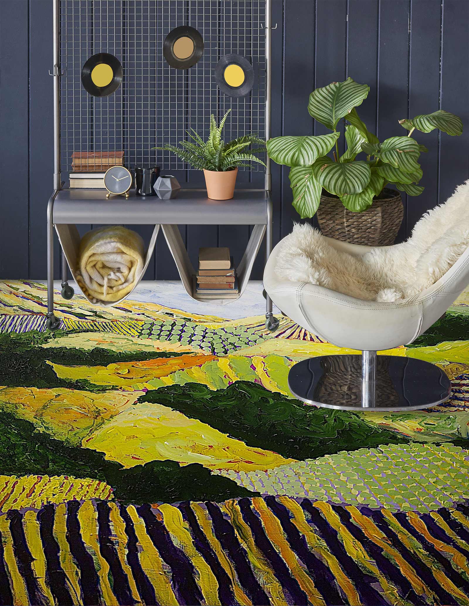 3D Hillside Meadow 9528 Allan P. Friedlander Floor Mural
