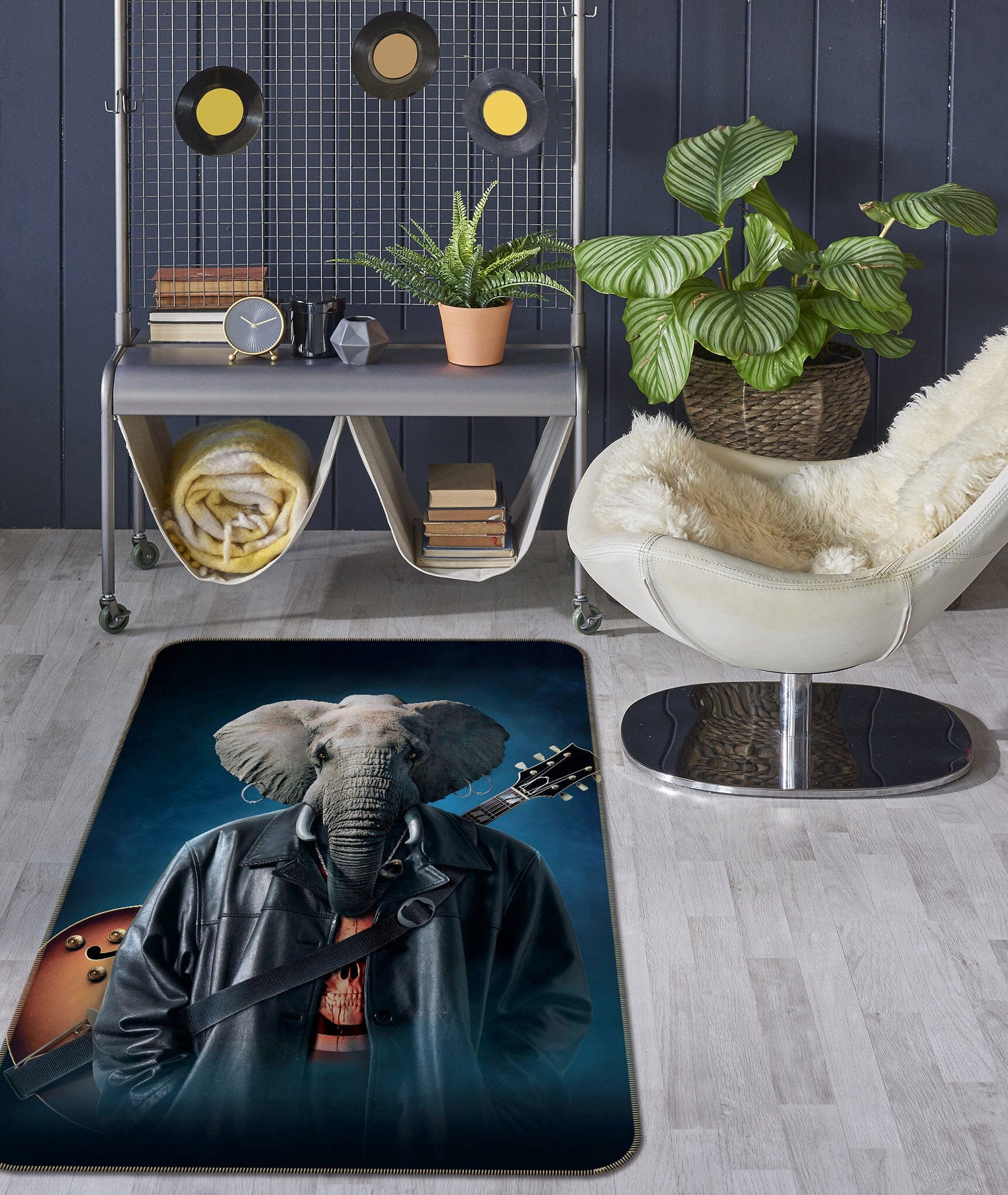 3D Elephice Cooper 1035 Vincent Hie Rug Non Slip Rug Mat Mat AJ Creativity Home 