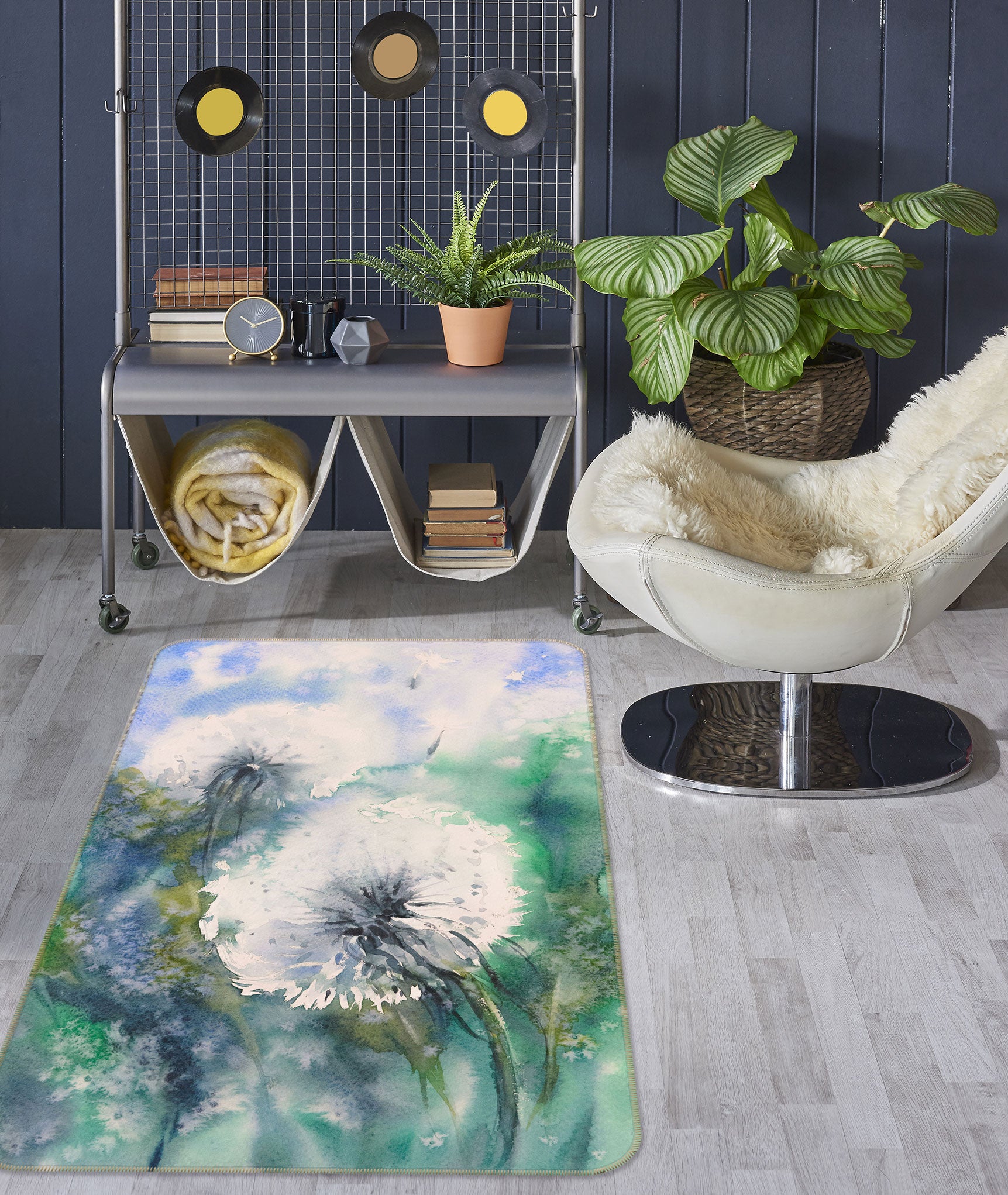 3D Dandelion 33070 Non Slip Rug Mat