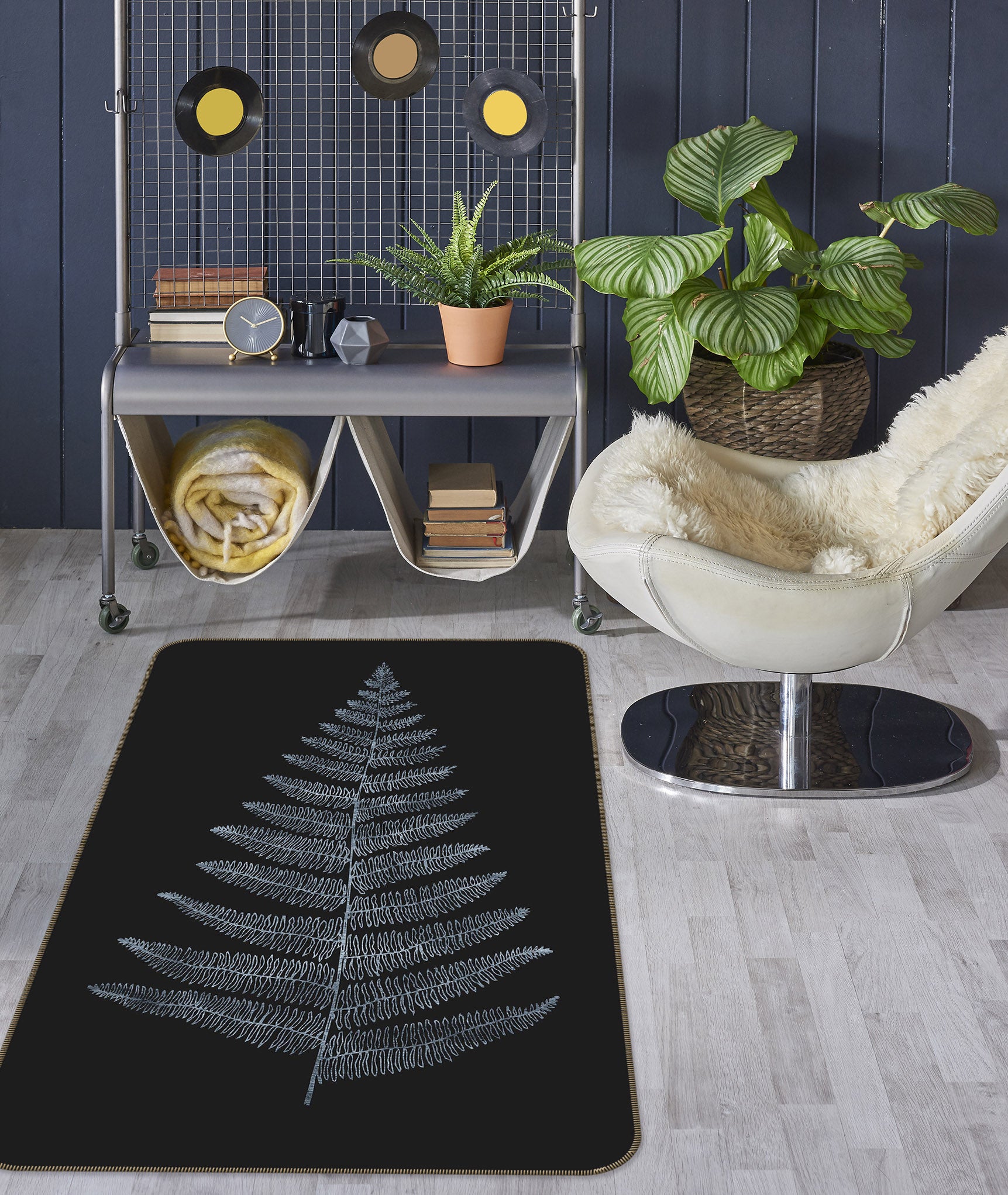 3D Cypress Leaves 1017 Boris Draschoff Rug Non Slip Rug Mat