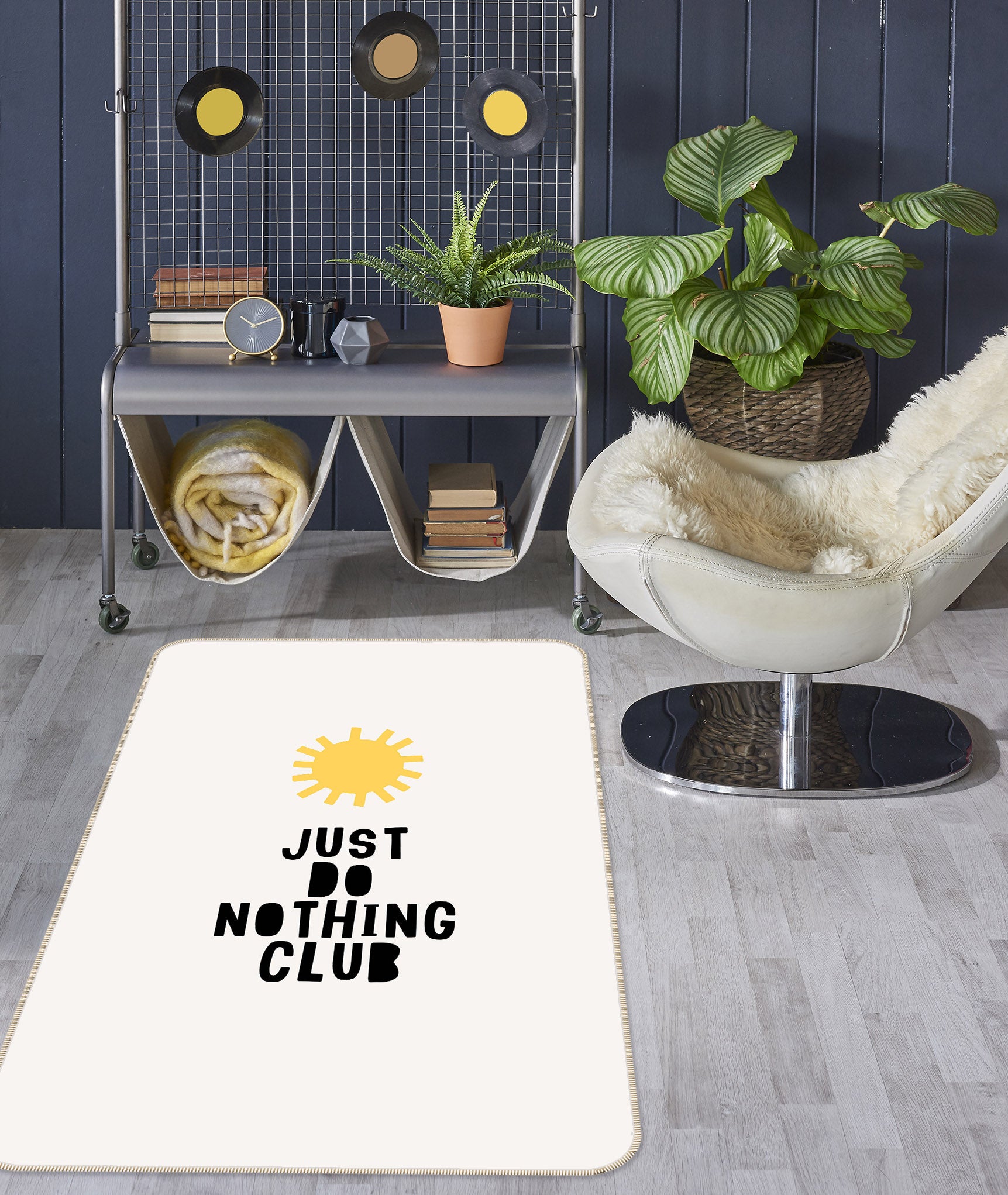 3D Flower Shape 1040 Boris Draschoff Rug Non Slip Rug Mat