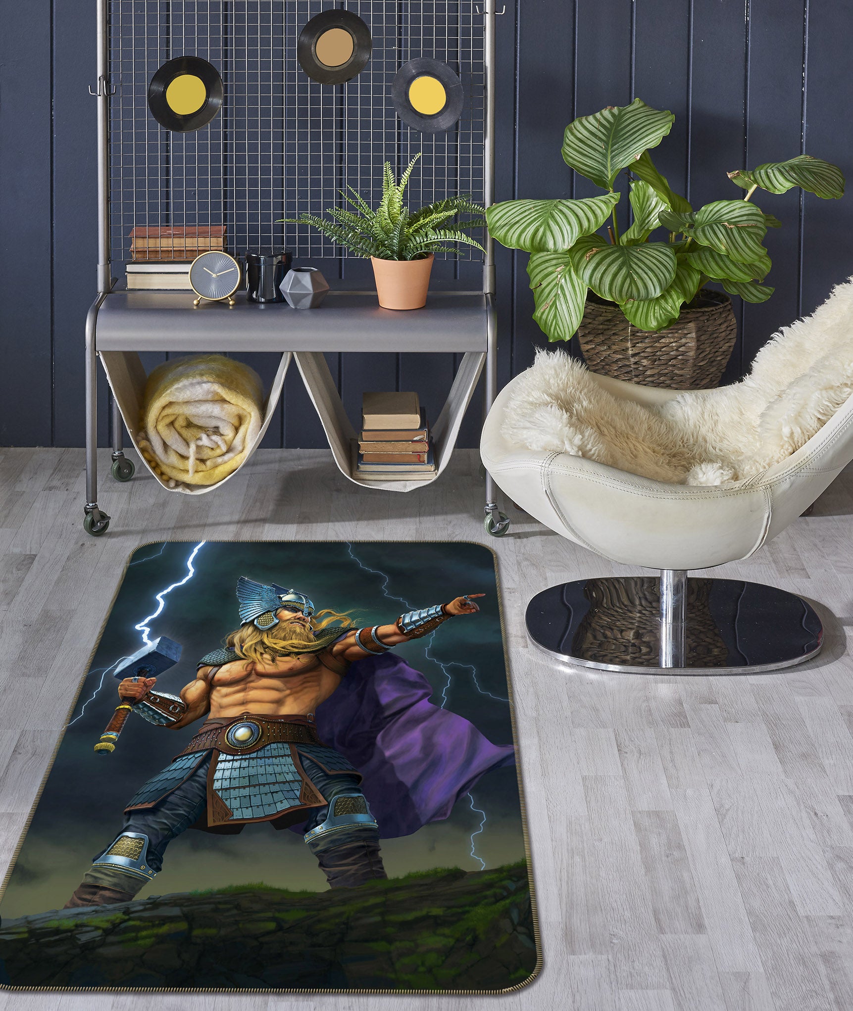 3D Thor 84262 Vincent Hie Rug Non Slip Rug Mat