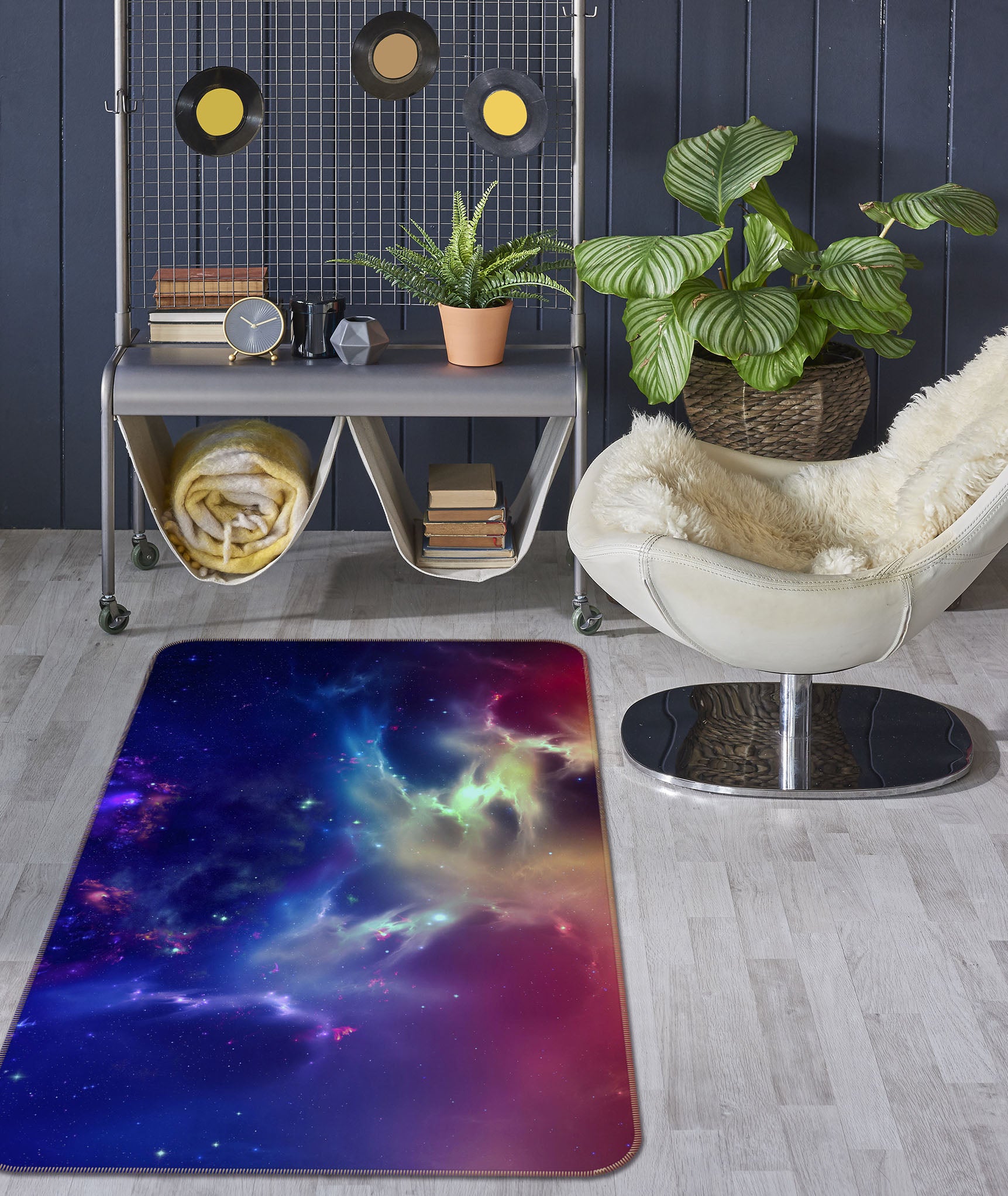3D Color Starry 31134 Non Slip Rug Mat