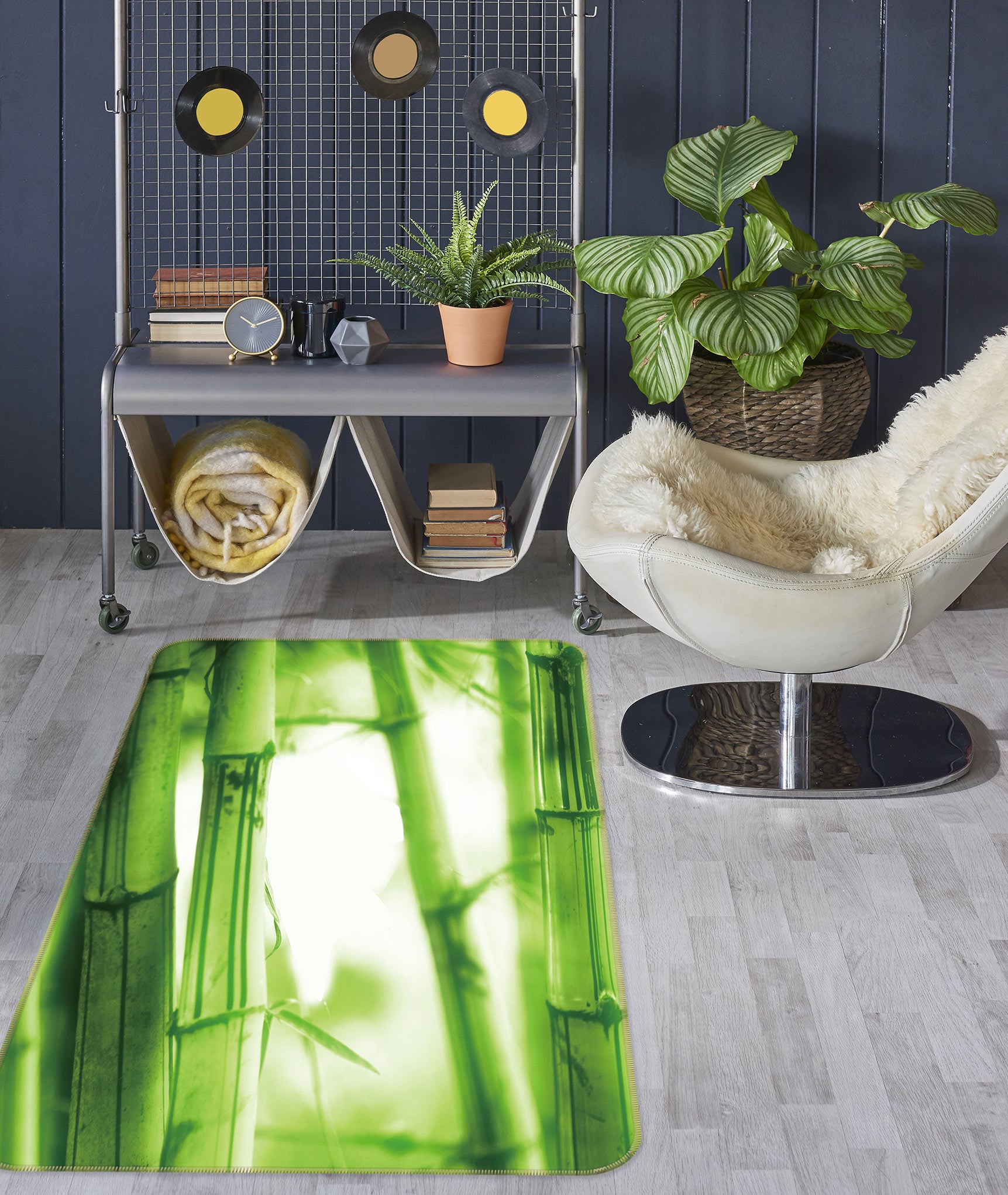 3D Bamboo 76165 Non Slip Rug Mat