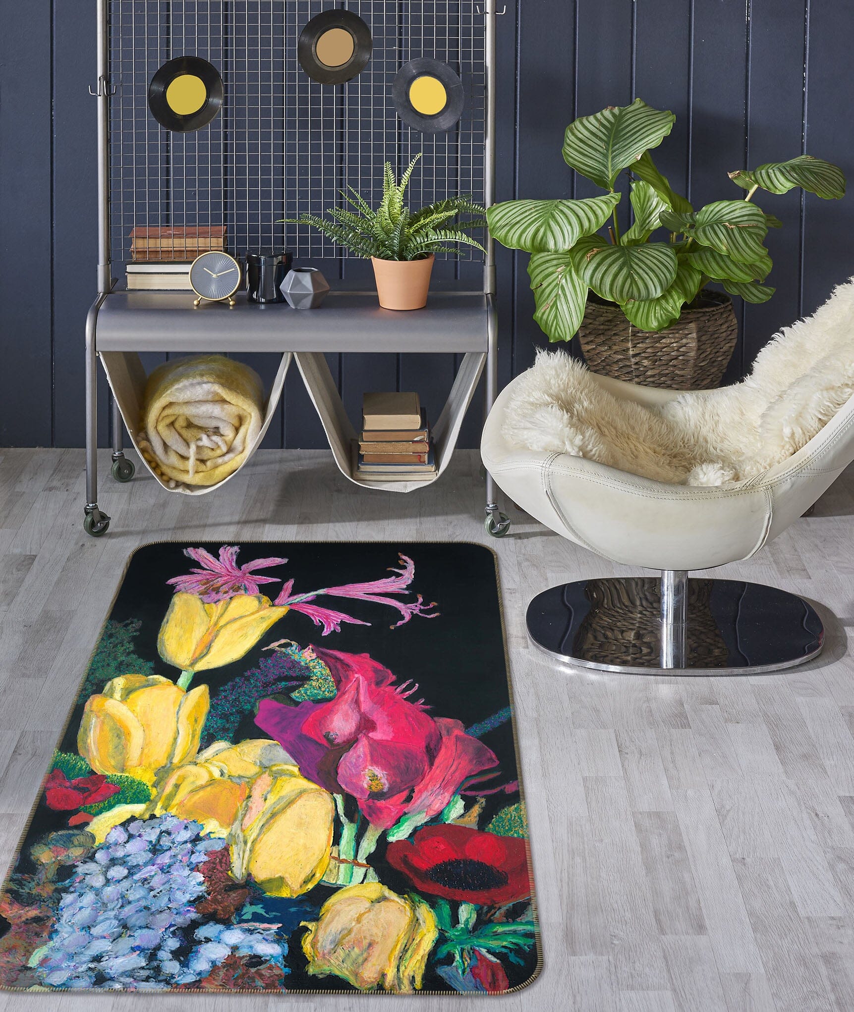 3D Colorful Garden 3044 Allan P. Friedlander Rug Non Slip Rug Mat Mat AJ Creativity Home 