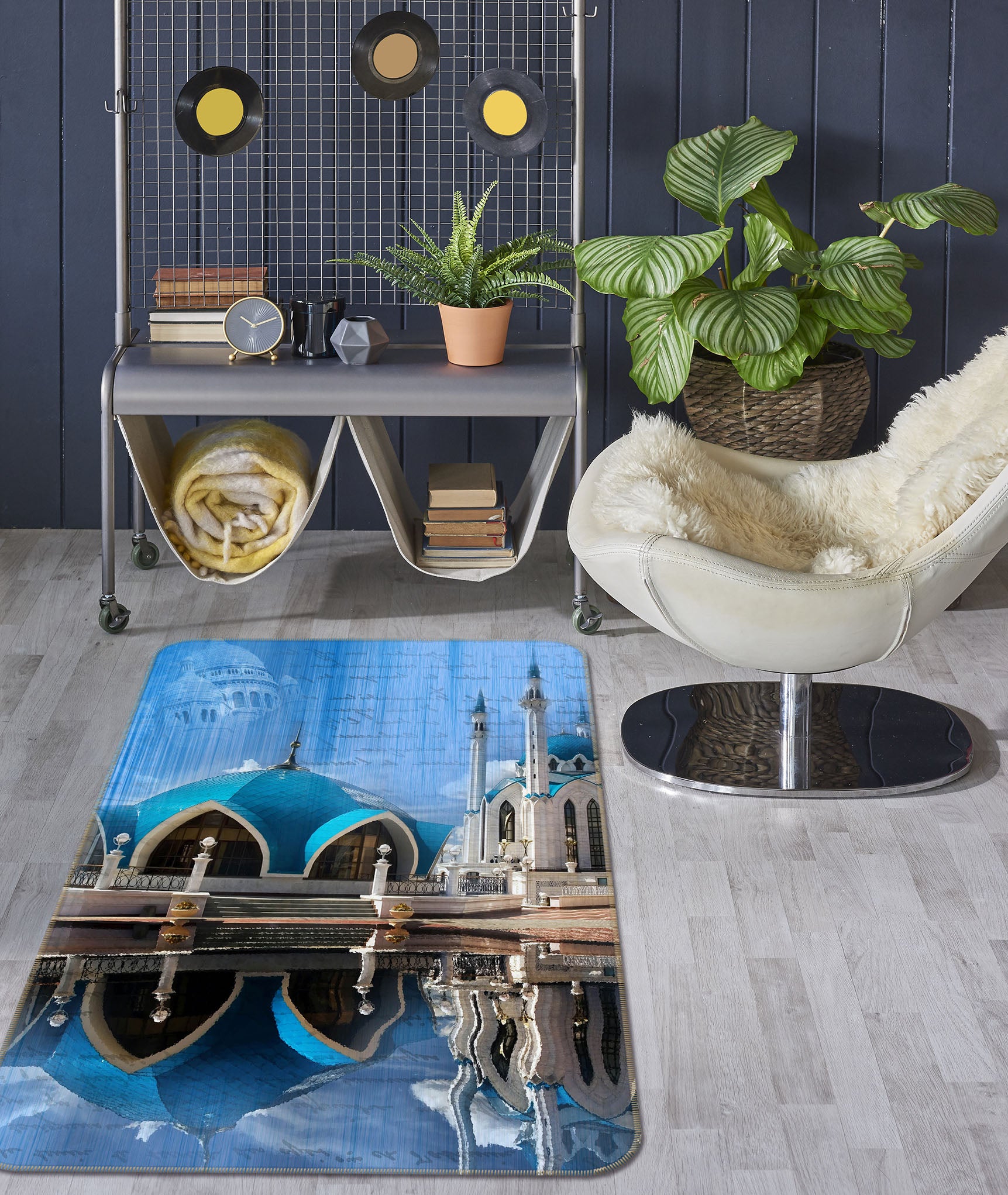 3D Building 32144 Non Slip Rug Mat