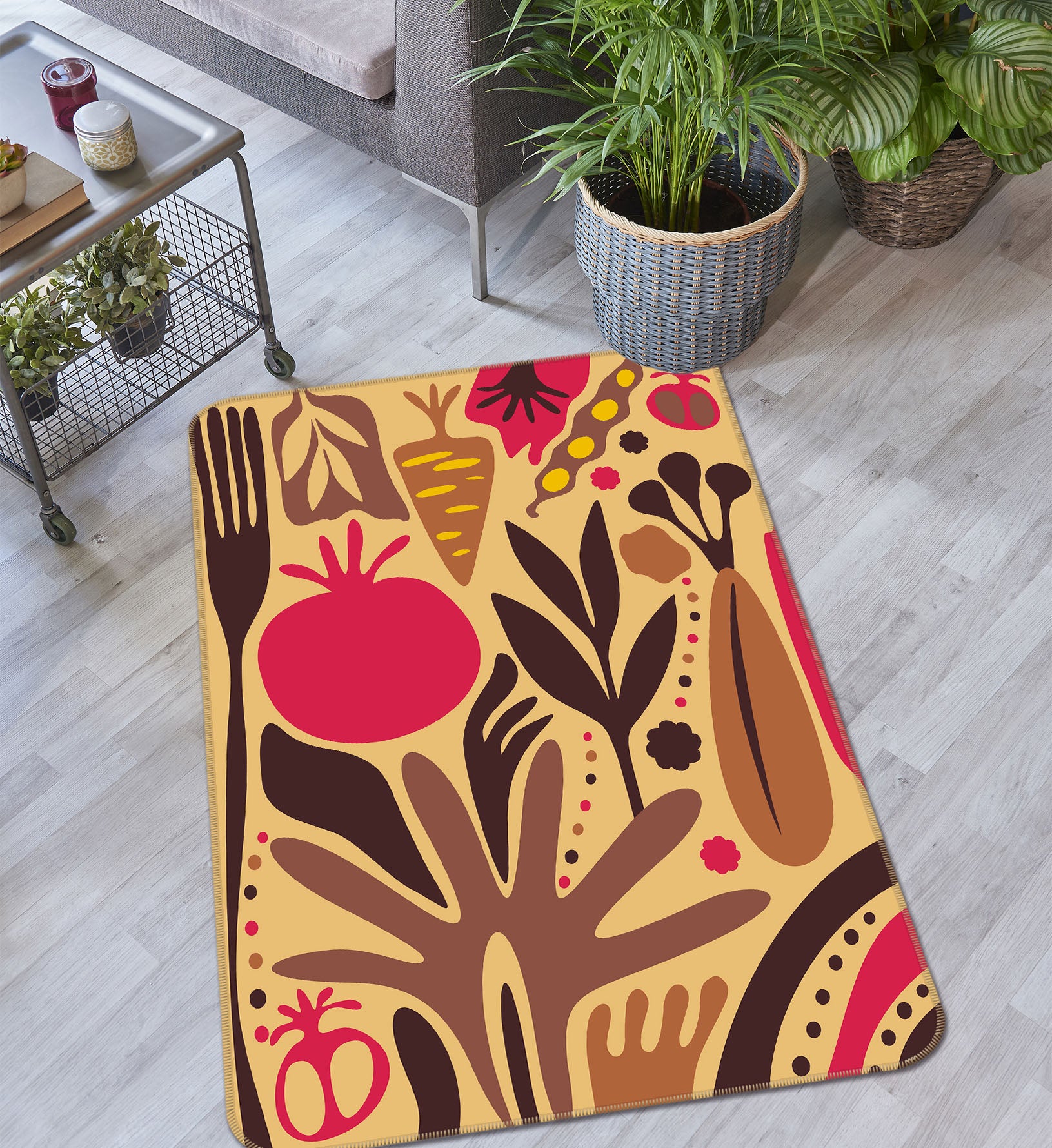 3D Pattern 32118 Non Slip Rug Mat