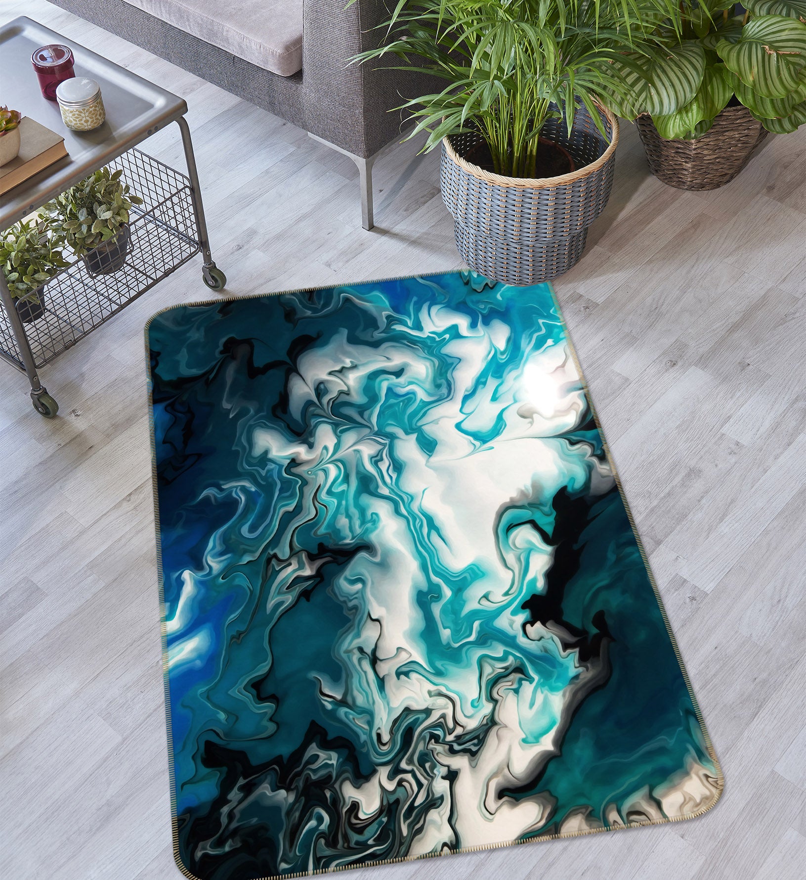 3D Pattern 29216 Non Slip Rug Mat