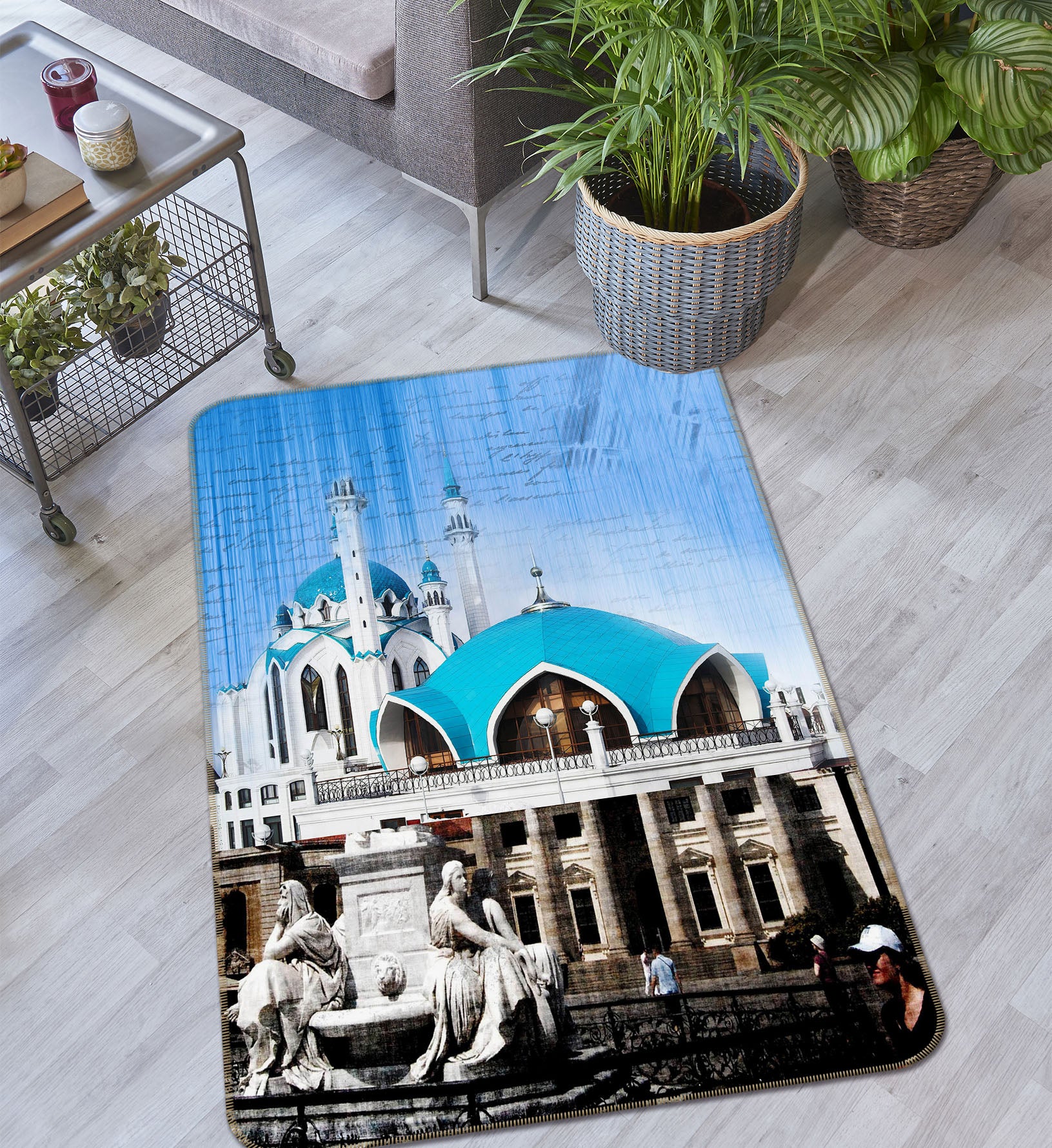 3D Building 32143 Non Slip Rug Mat