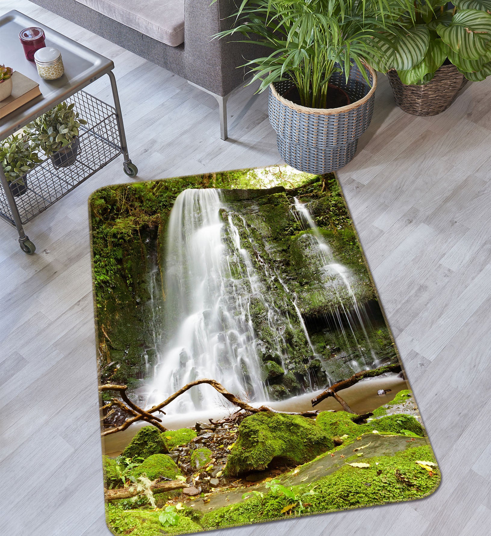 3D Waterfall 26116 Non Slip Rug Mat