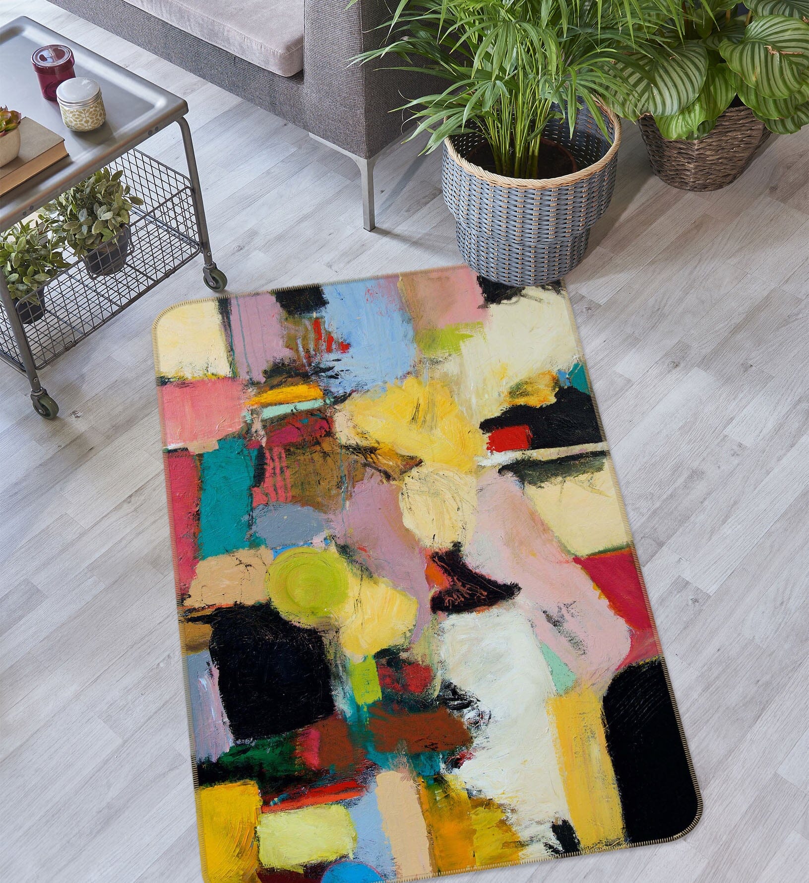 3D Beautiful Color 3002 Allan P. Friedlander Rug Non Slip Rug Mat Mat AJ Creativity Home 