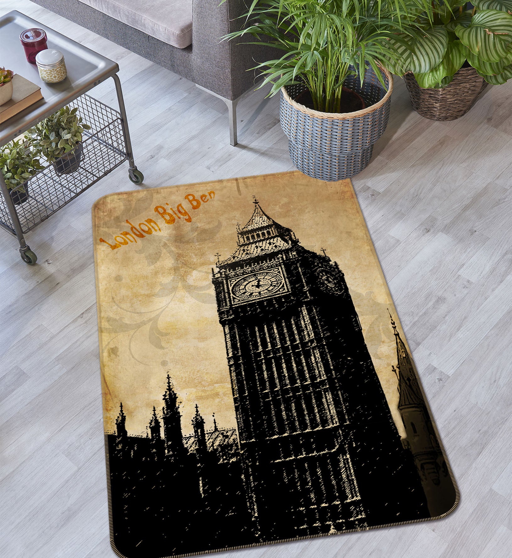 3D Building 32138 Non Slip Rug Mat