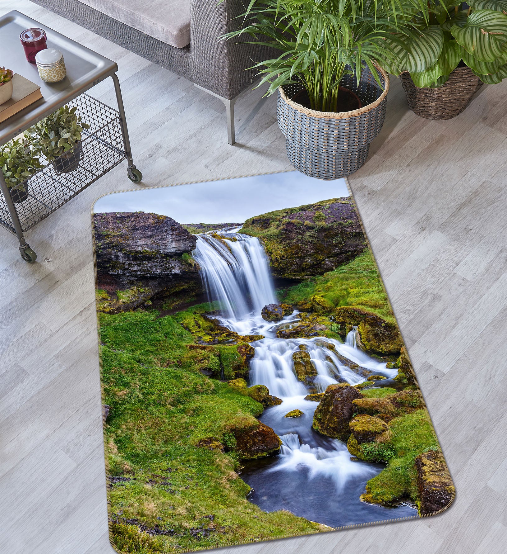 3D Small Waterfall 26156 Non Slip Rug Mat
