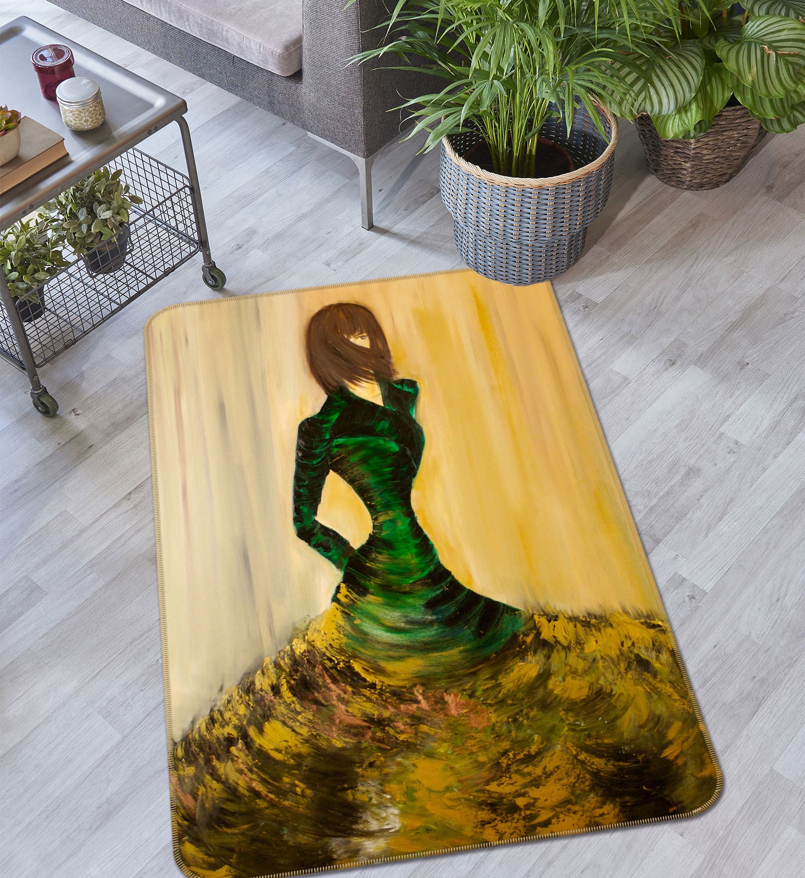 3D Women 33227 Non Slip Rug Mat