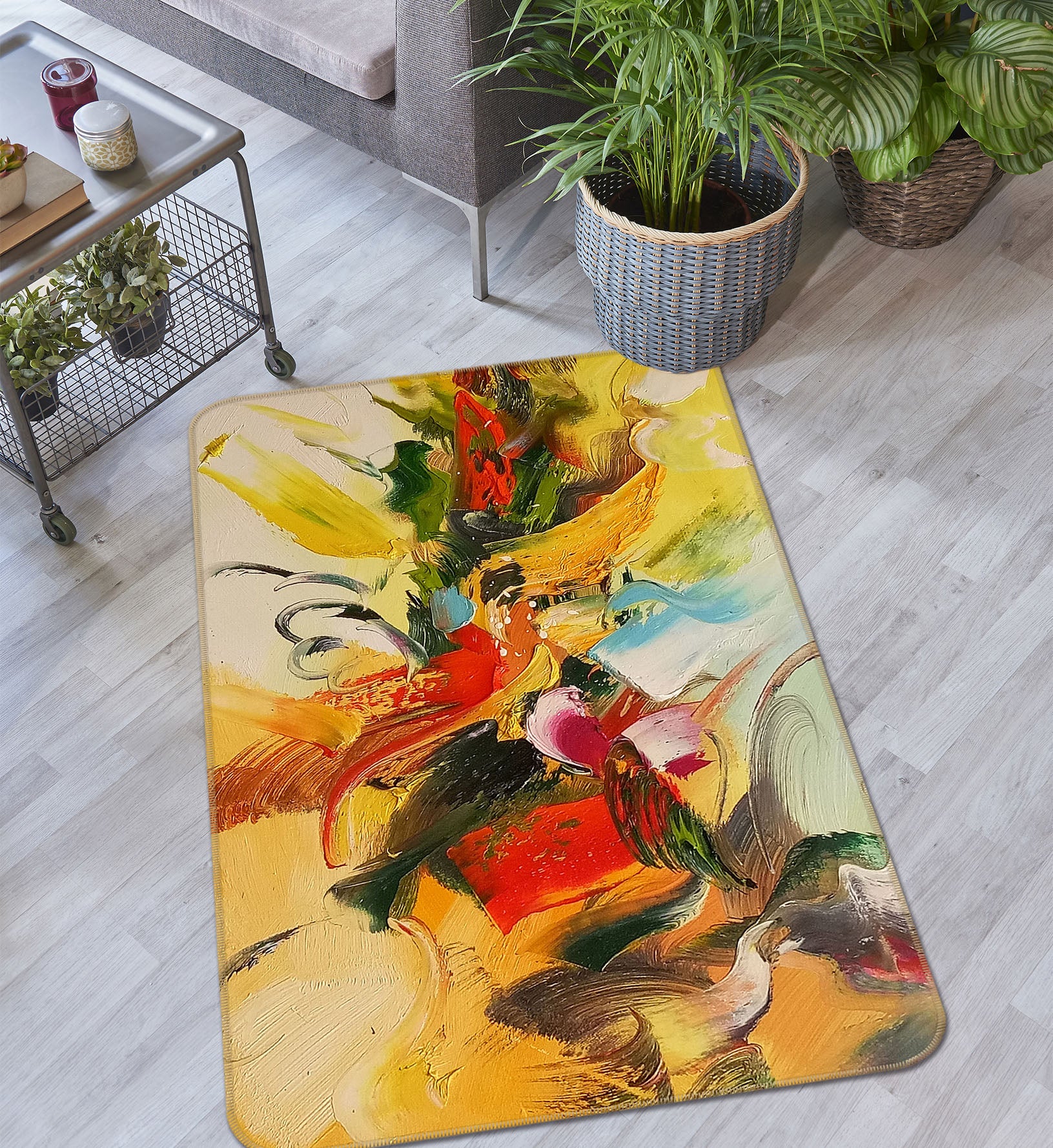 3D Pattern 27160 Non Slip Rug Mat