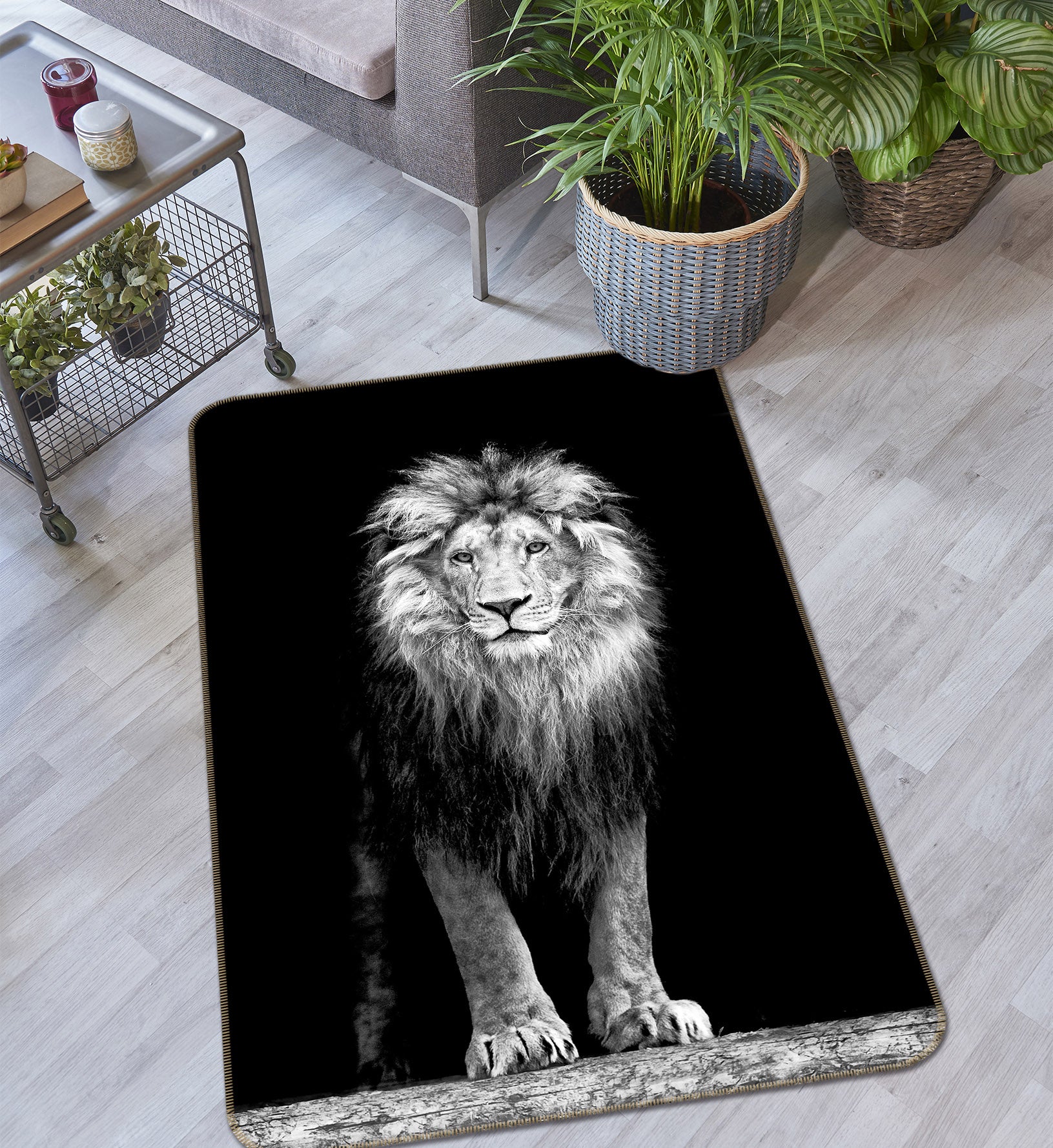 3D Lion 34223 Non Slip Rug Mat