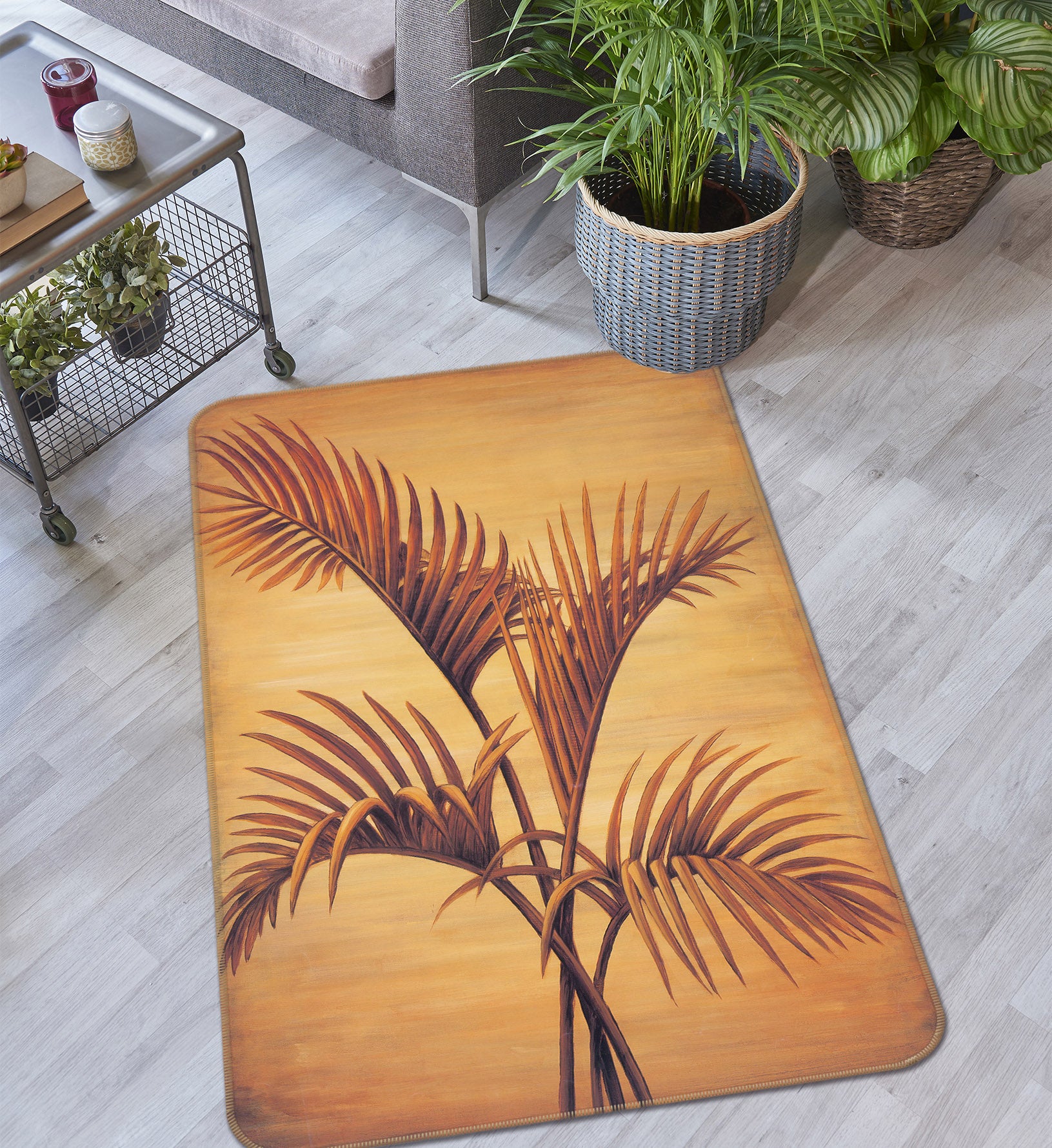 3D Leaves 32205 Non Slip Rug Mat