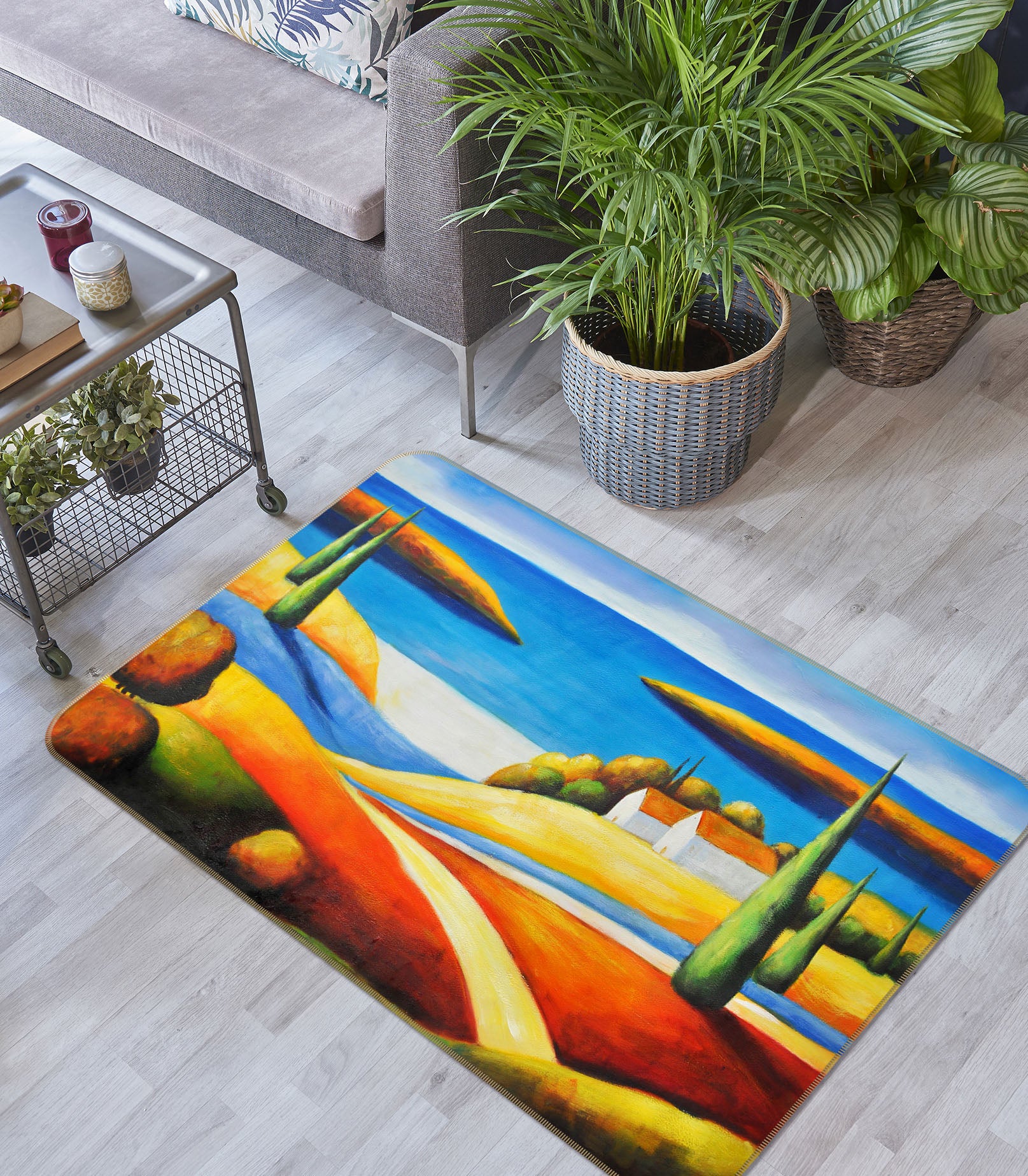 3D Pattern 33160 Non Slip Rug Mat