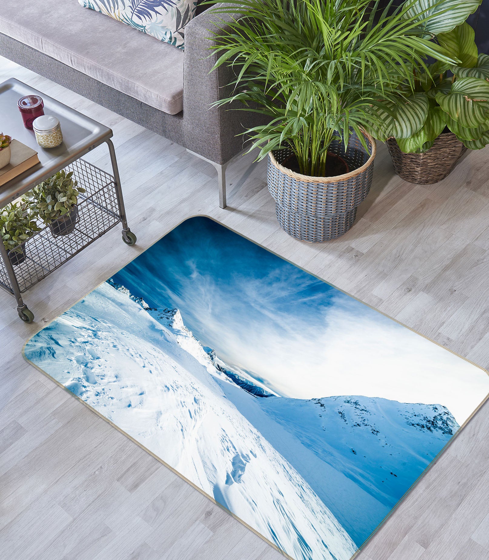 3D Glacier 35184 Non Slip Rug Mat