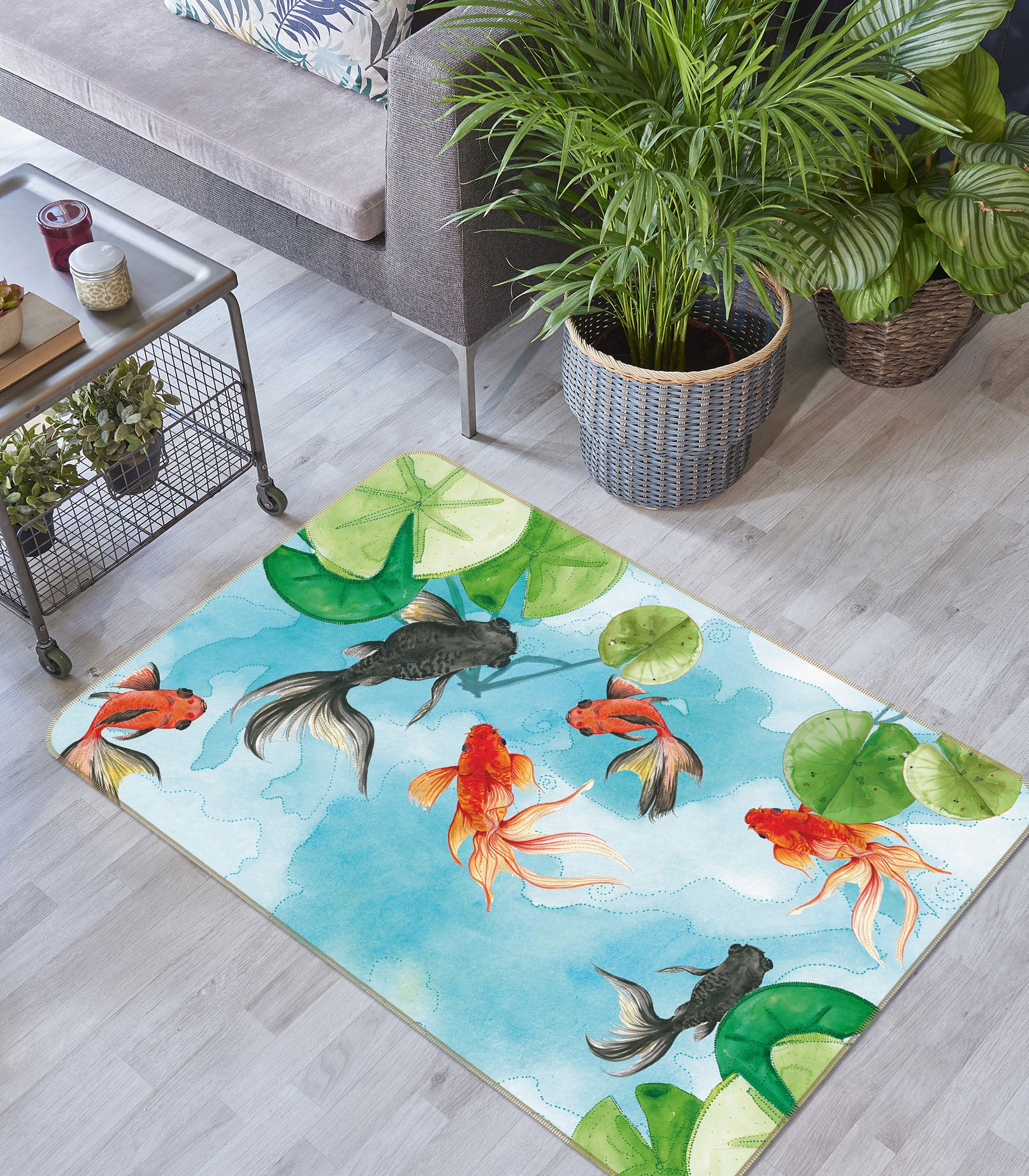 3D Goldfish 34047 Non Slip Rug Mat