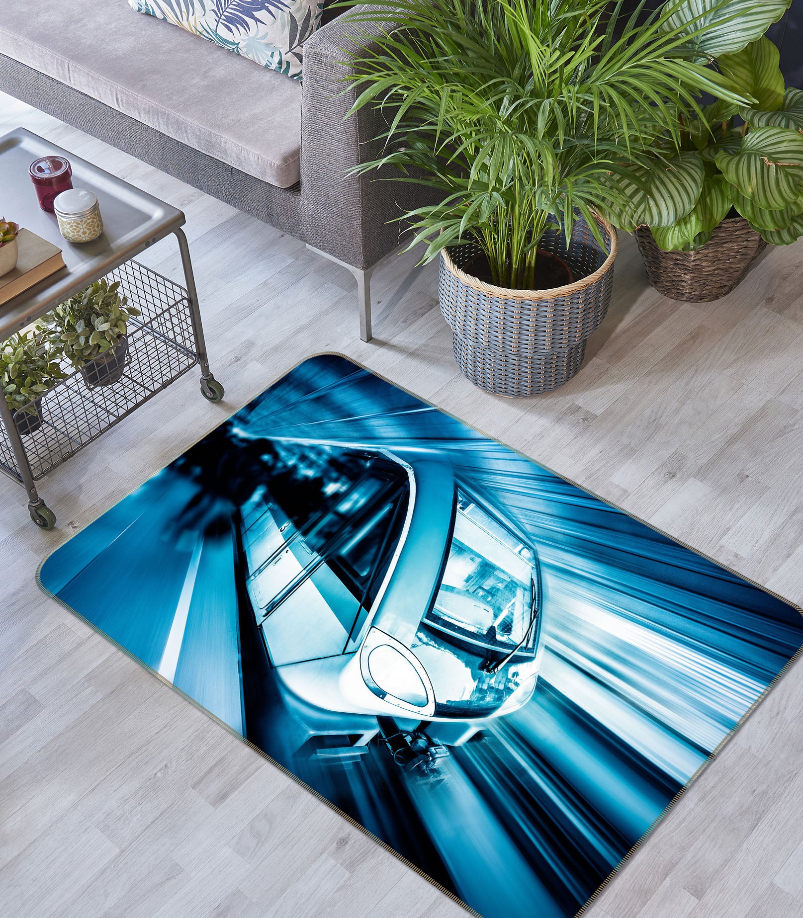 3D Train 68086 Vehicle Non Slip Rug Mat