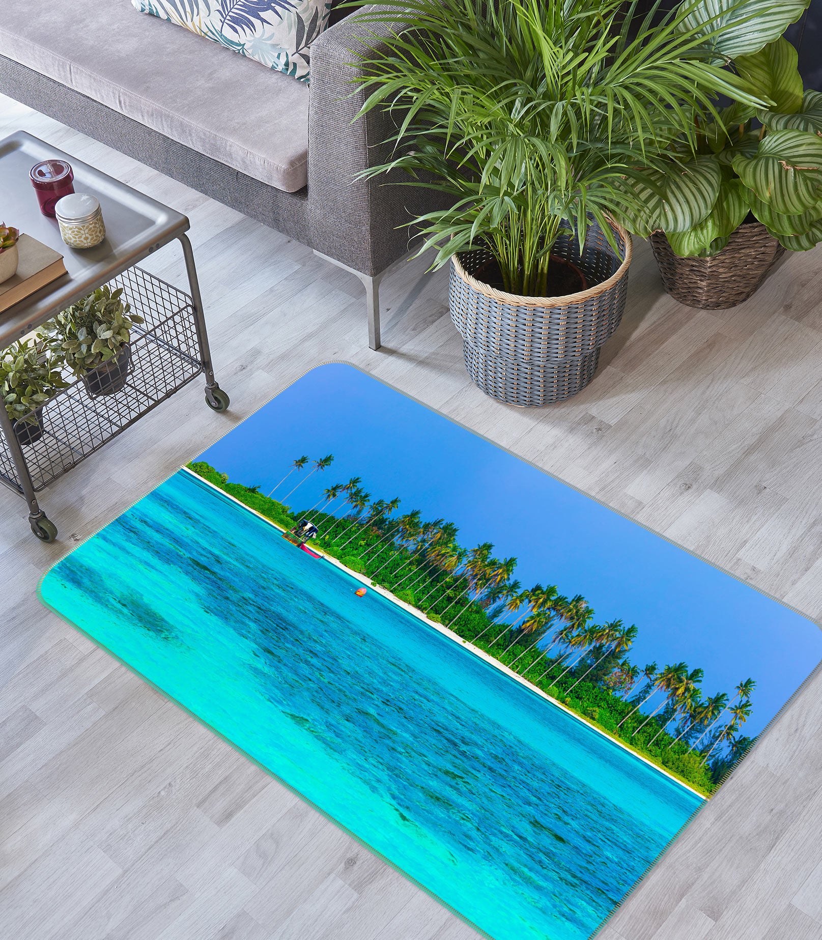 3D Seawater 76252 Non Slip Rug Mat