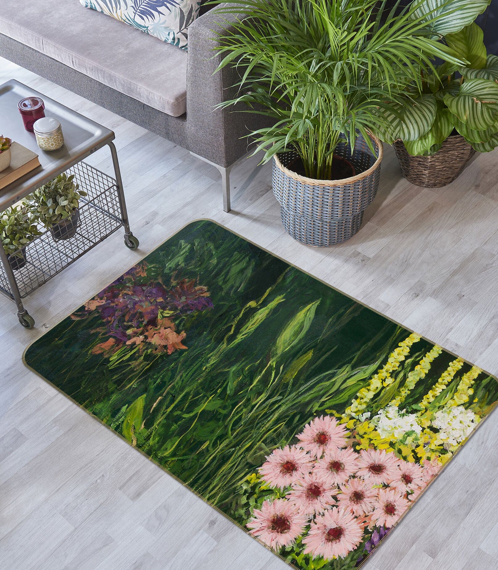 3D Forest Chrysanthemum 1078 Allan P. Friedlander Rug Non Slip Rug Mat Mat AJ Creativity Home 