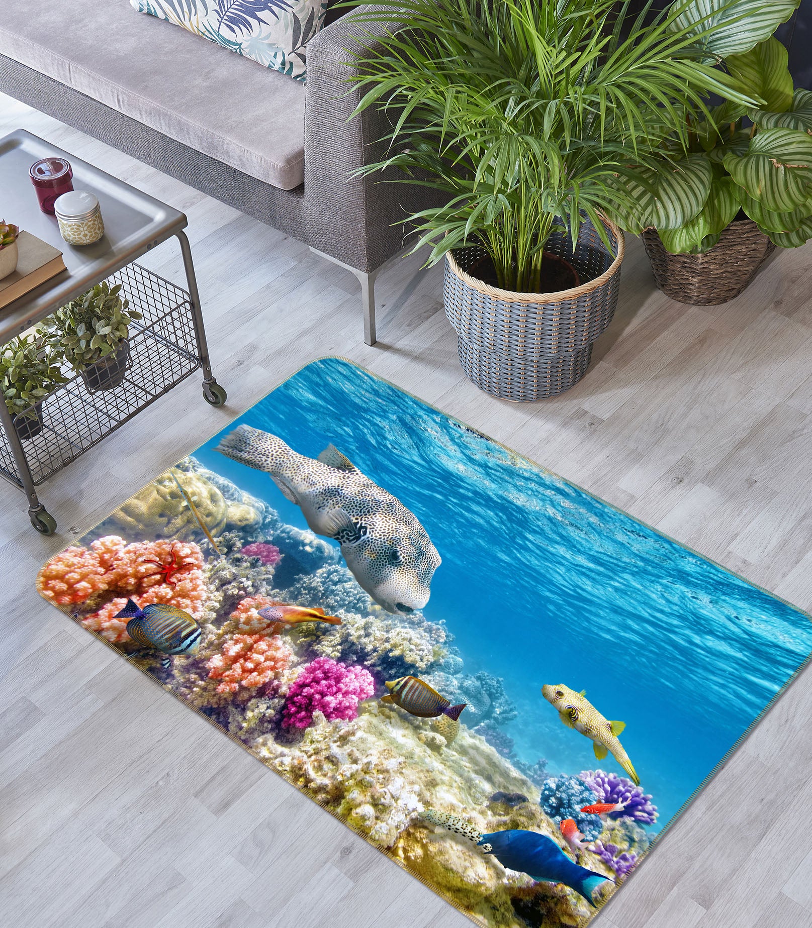 3D Coral Sea 38176 Animal Non Slip Rug Mat