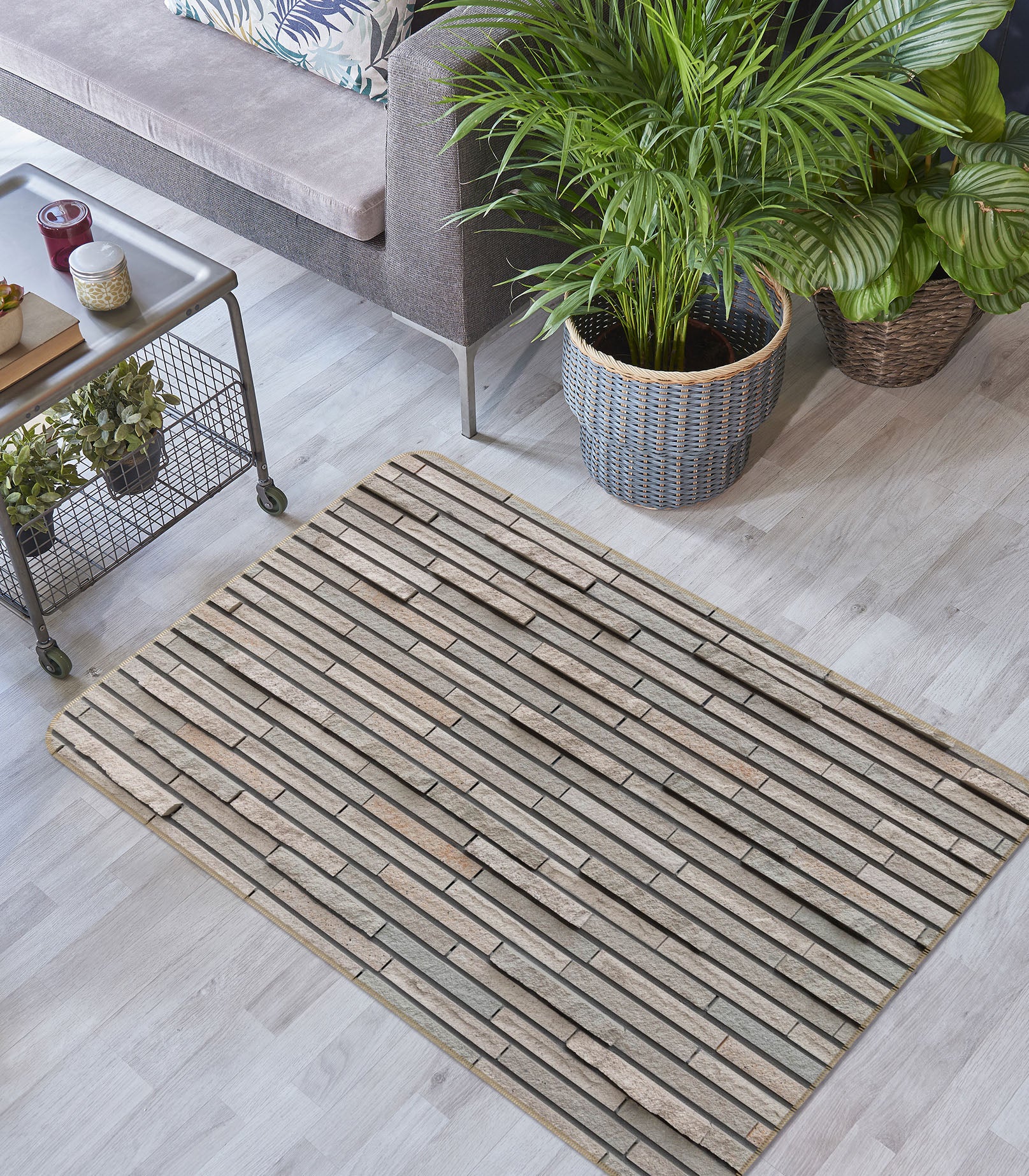 3D Brick Wall 31039 Non Slip Rug Mat