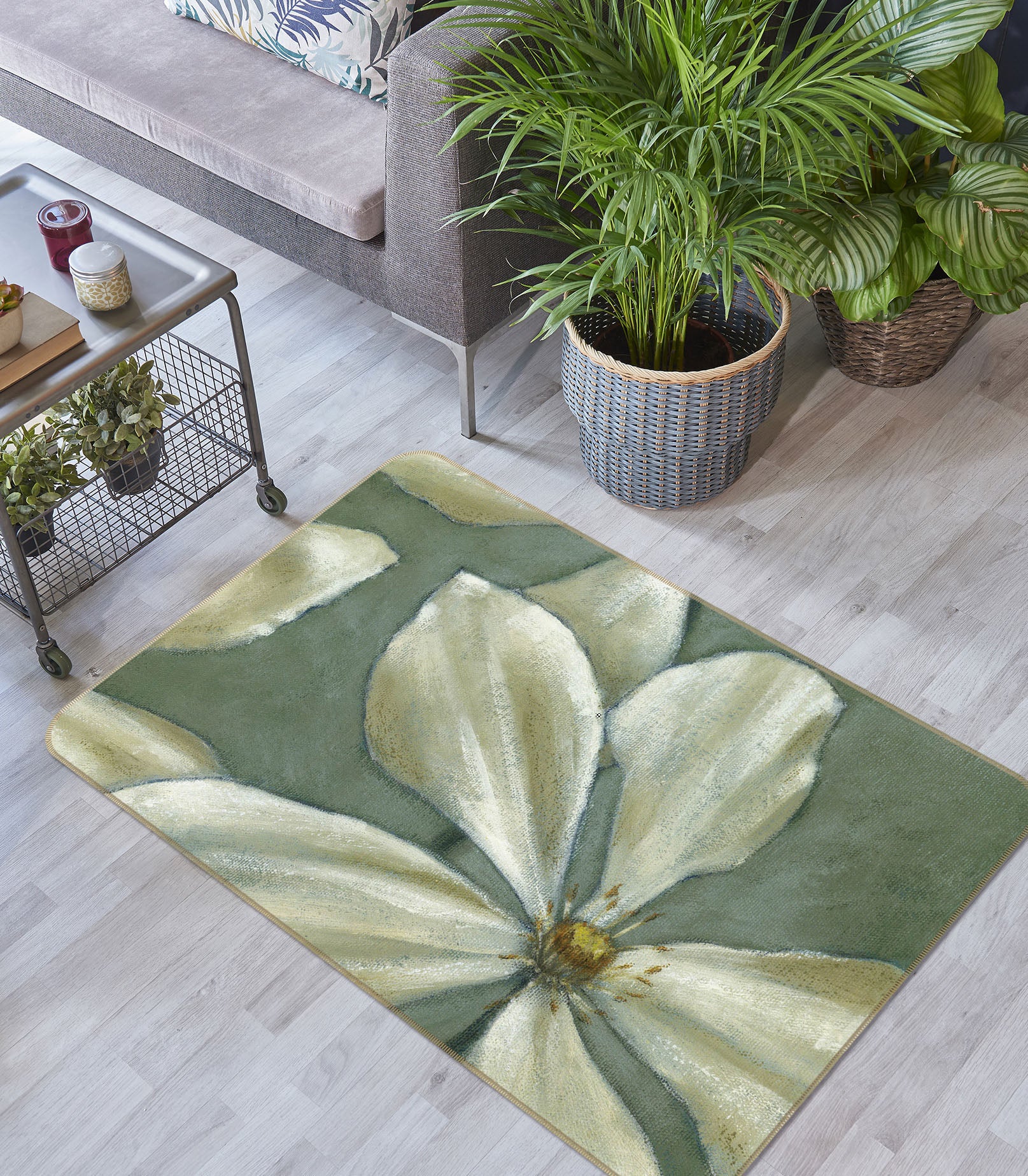 3D Flower 32024 Non Slip Rug Mat