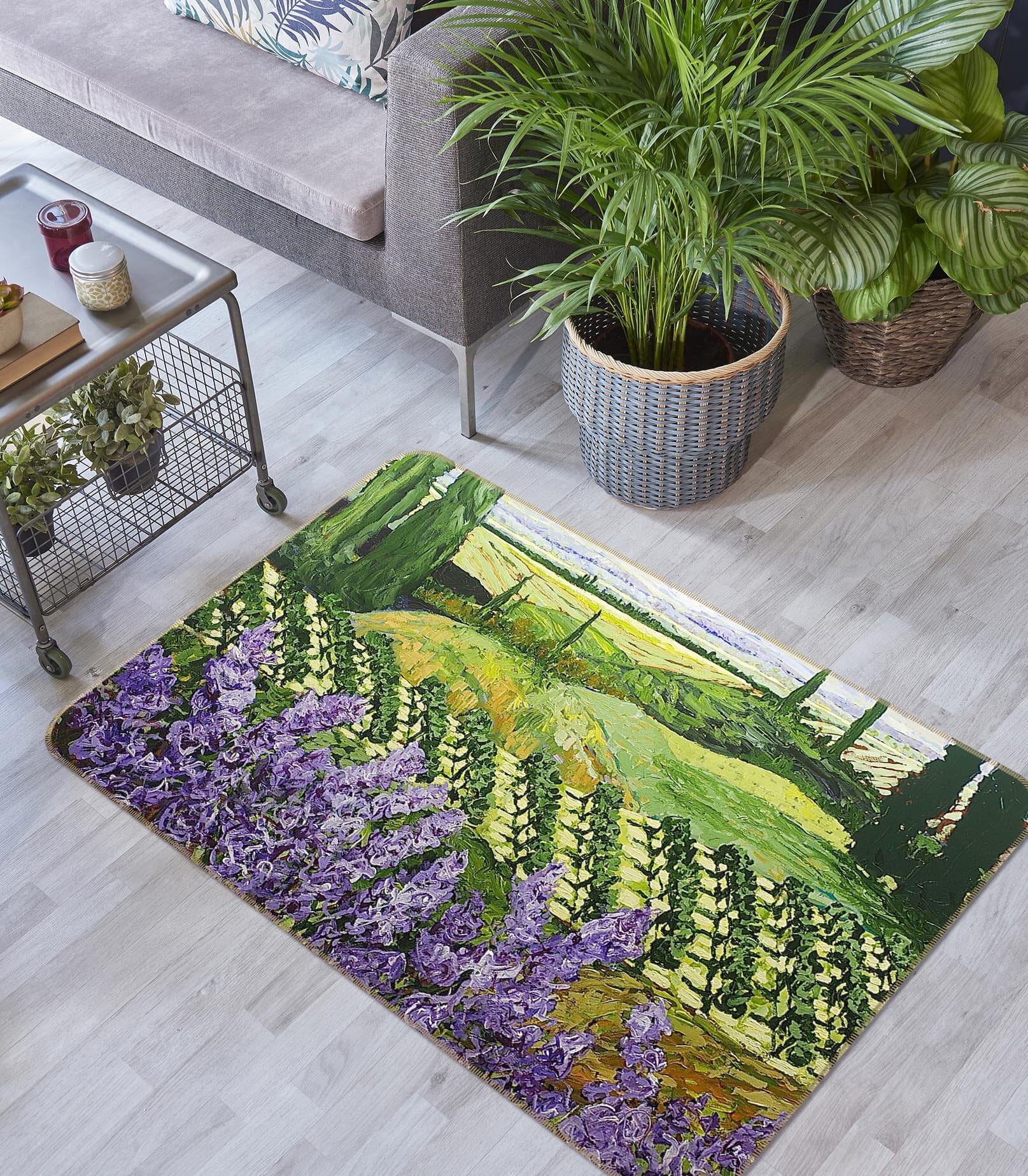 3D Chinaberry Hill 1017 Allan P. Friedlander Rug Non Slip Rug Mat Mat AJ Creativity Home 