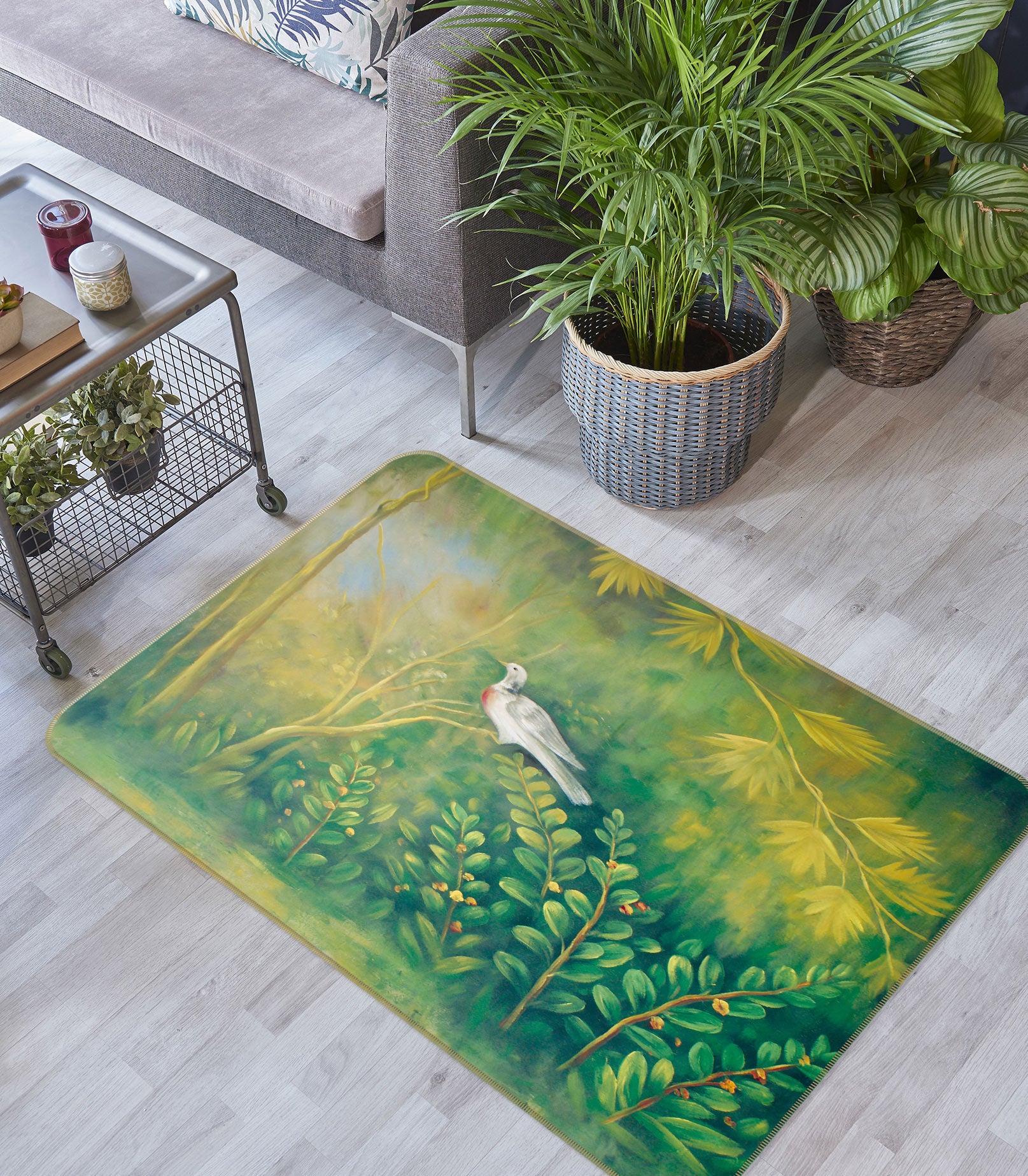 3D Grove Bird 75217 Non Slip Rug Mat