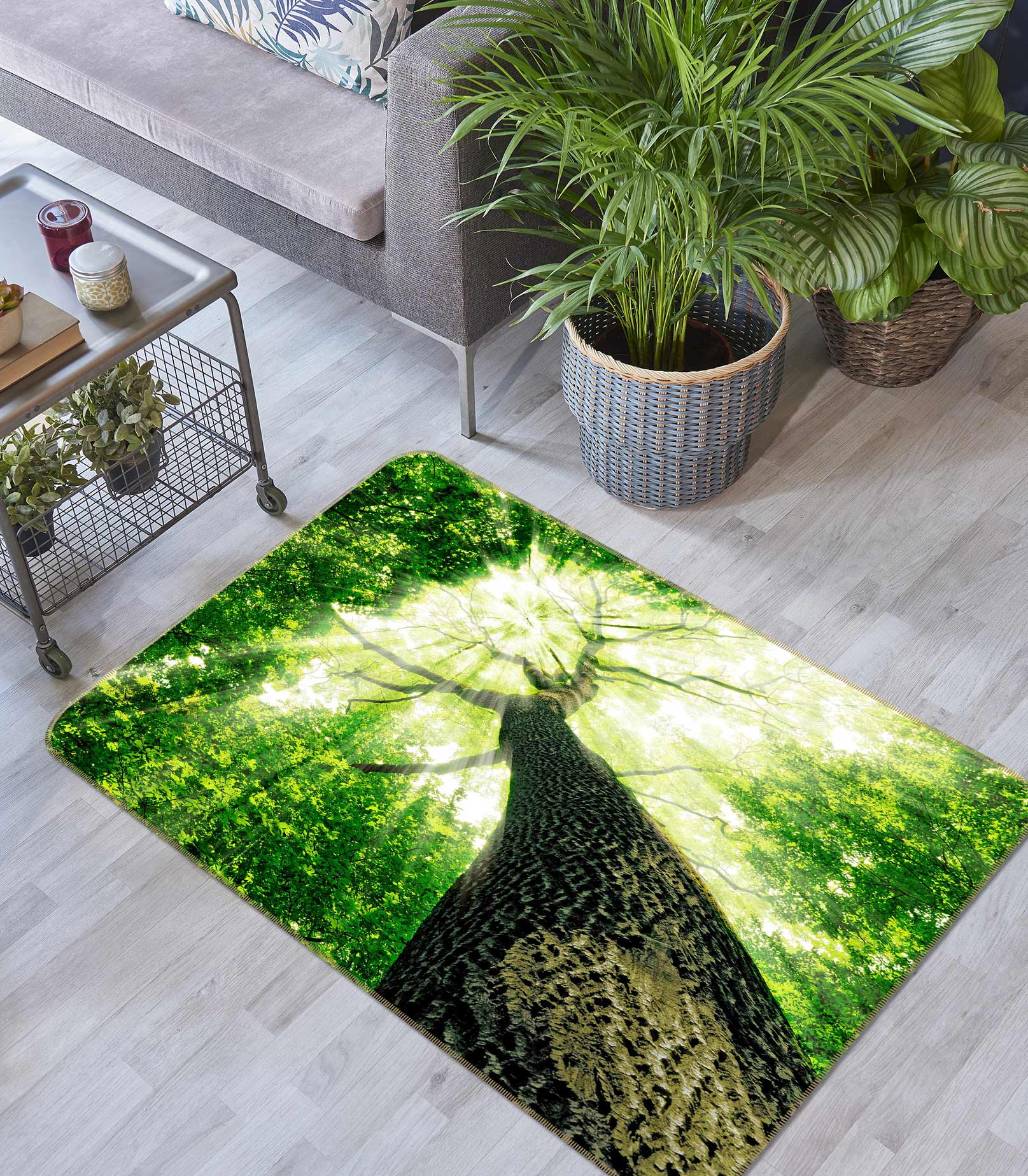 3D Trees 77005 Non Slip Rug Mat