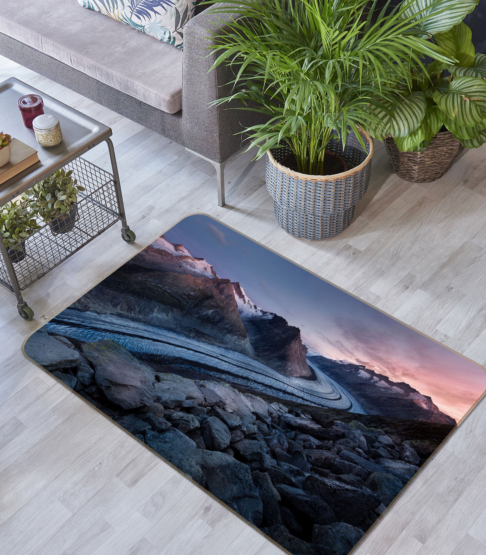 3D Stone Road 35202 Non Slip Rug Mat
