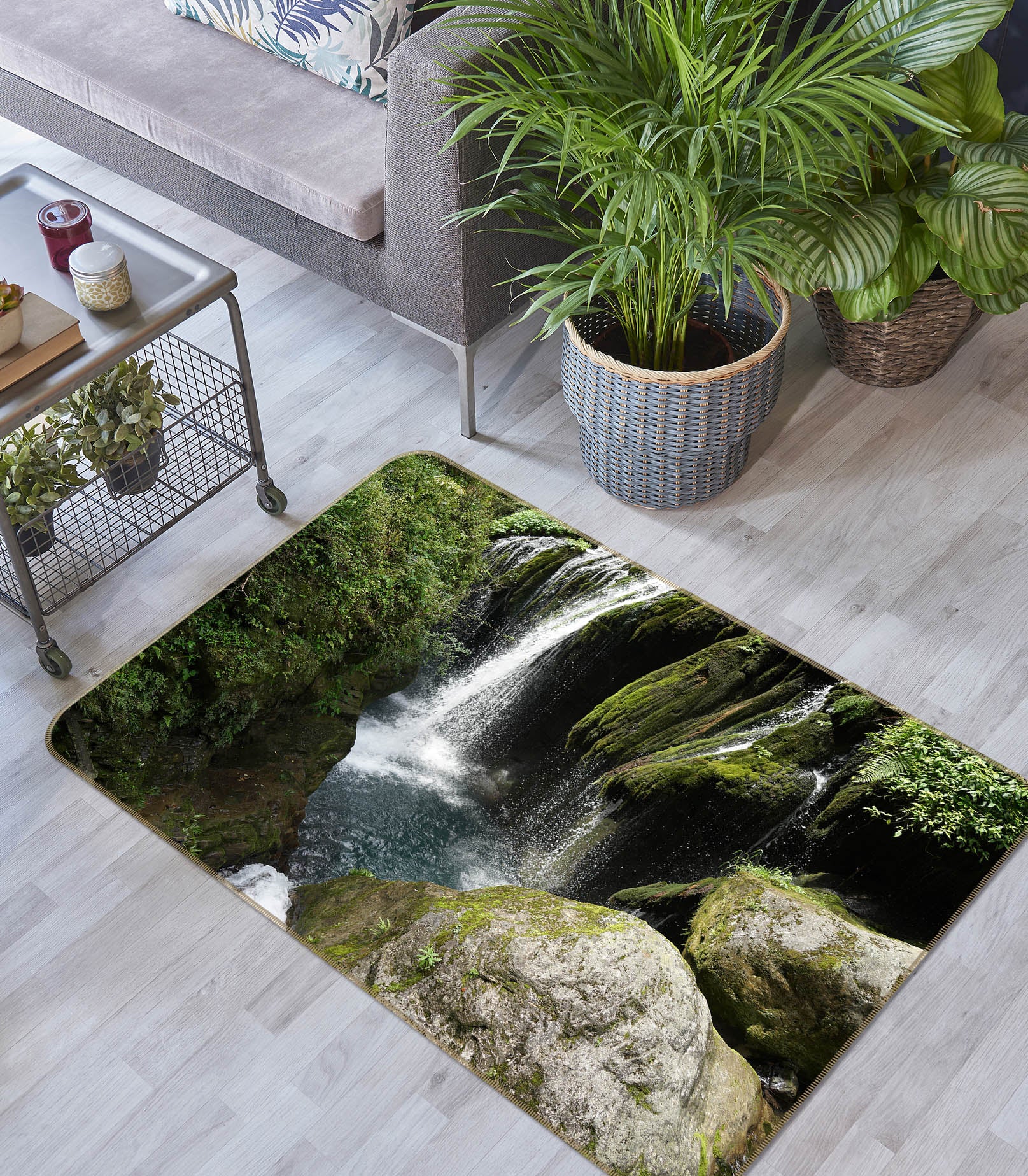 3D Waterfall 36206 Non Slip Rug Mat