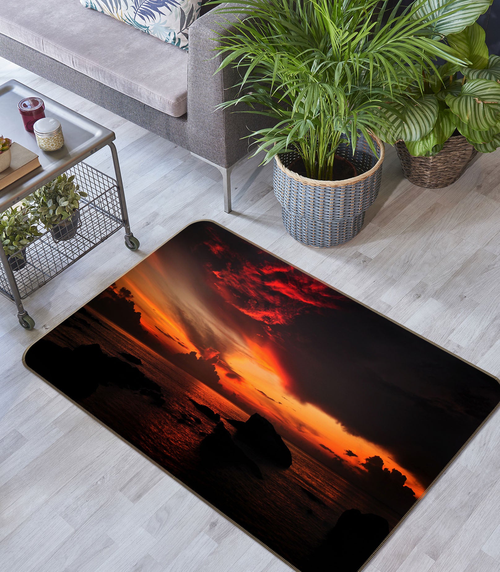 3D Sunset 31168 Non Slip Rug Mat