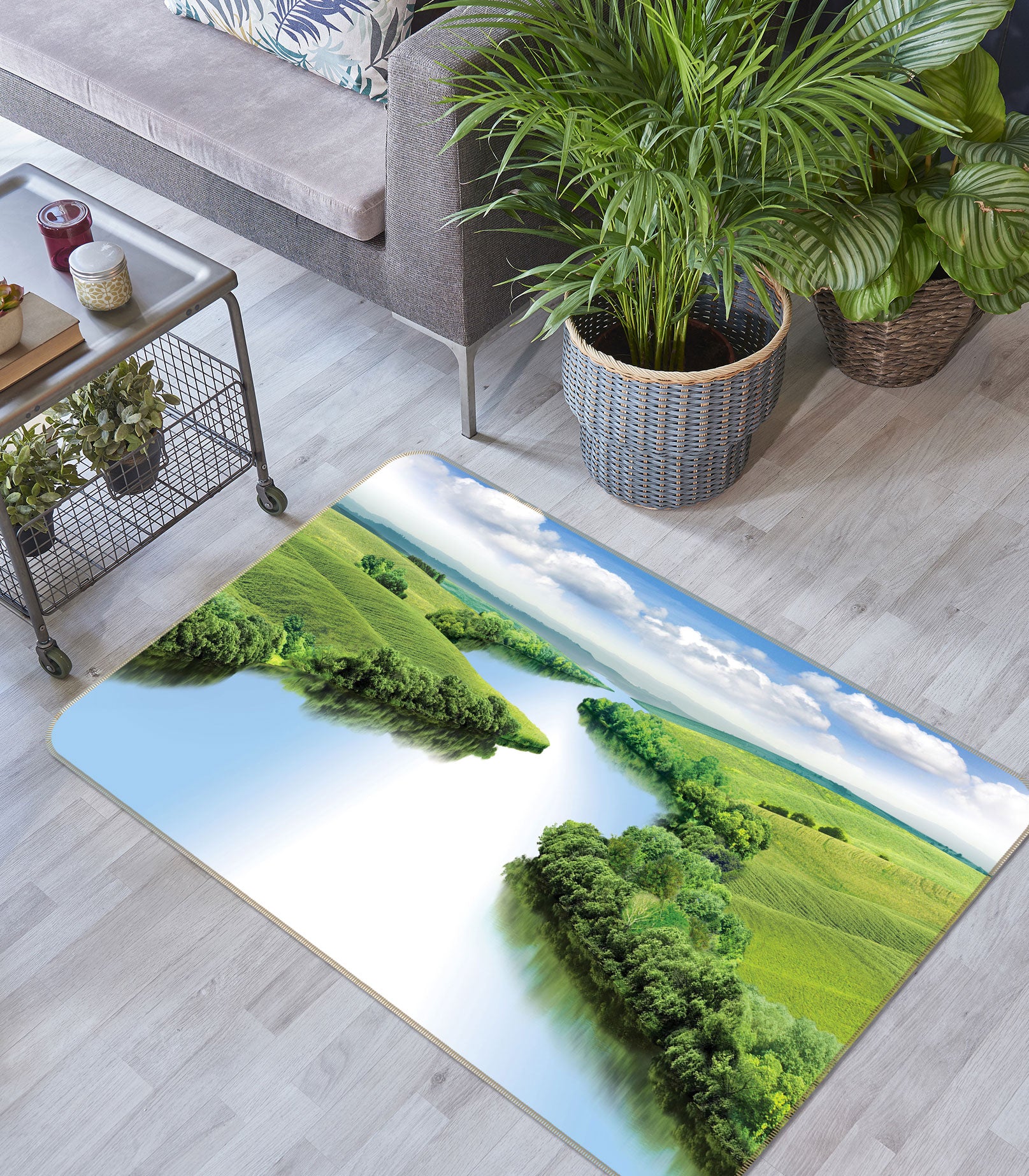 3D River 77130 Non Slip Rug Mat