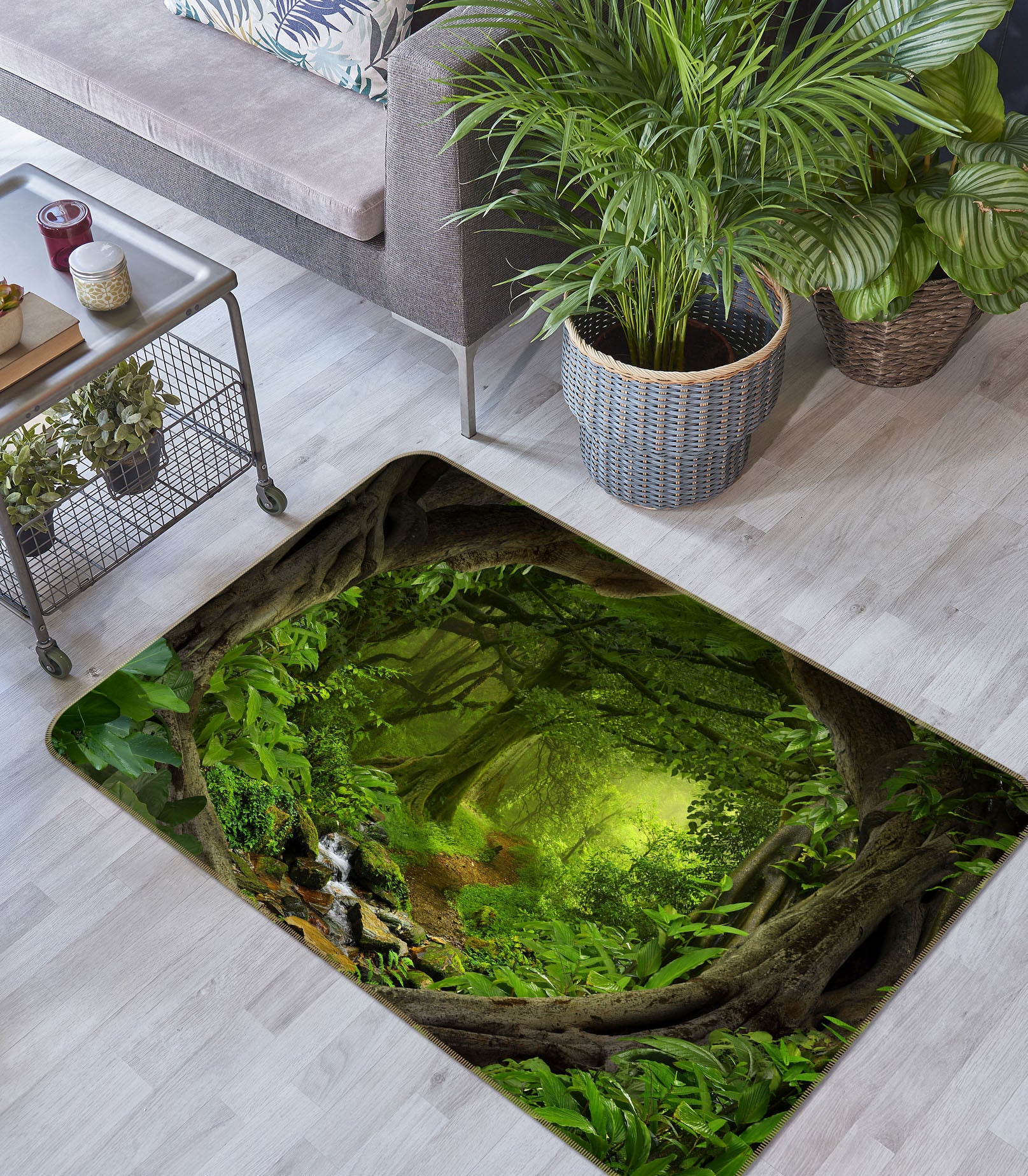 3D Forest 34147 Non Slip Rug Mat