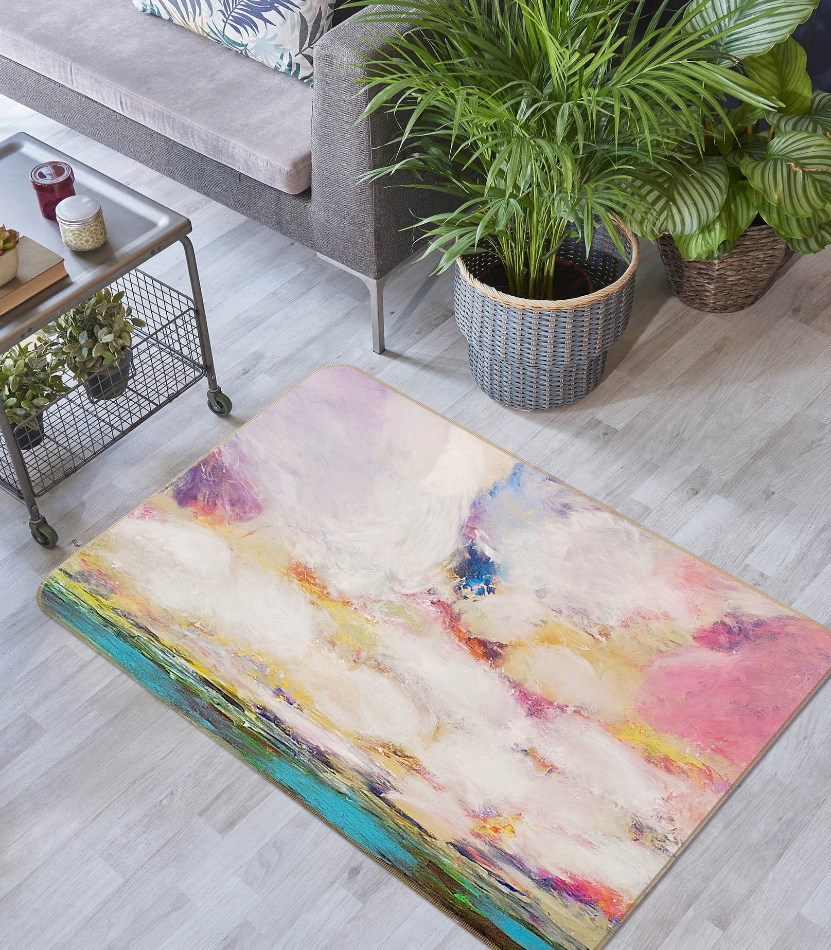 3D Watercolor Painting1049 Allan P. Friedlander Rug Non Slip Rug Mat Mat AJ Creativity Home 