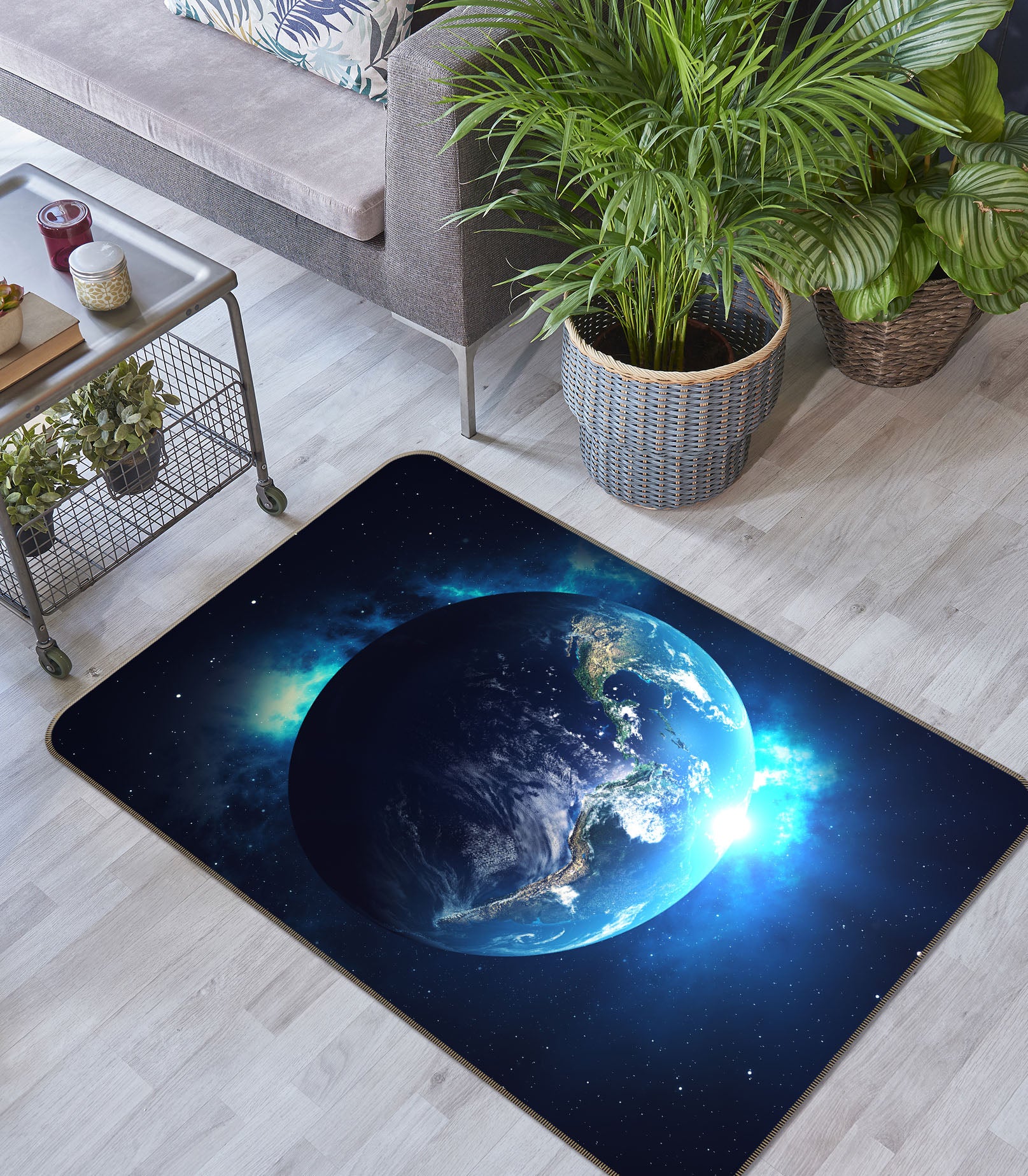 3D Earth 30168 Non Slip Rug Mat