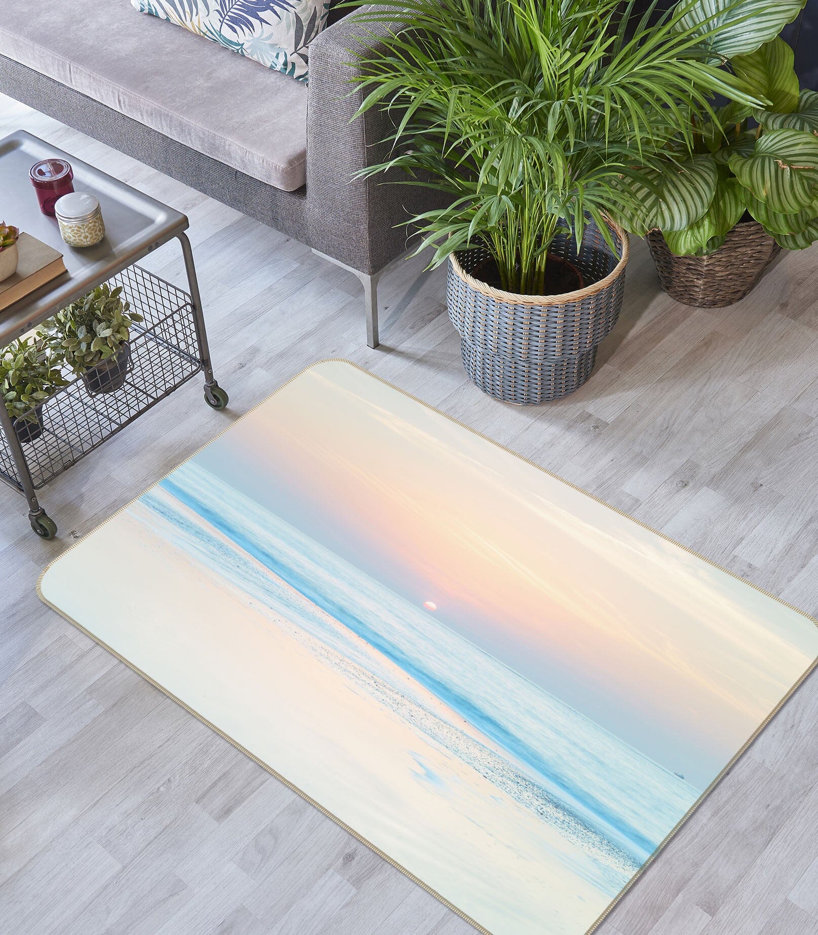 3D Blue Sea 3019 Assaf Frank Rug Non Slip Rug Mat Mat AJ Creativity Home 