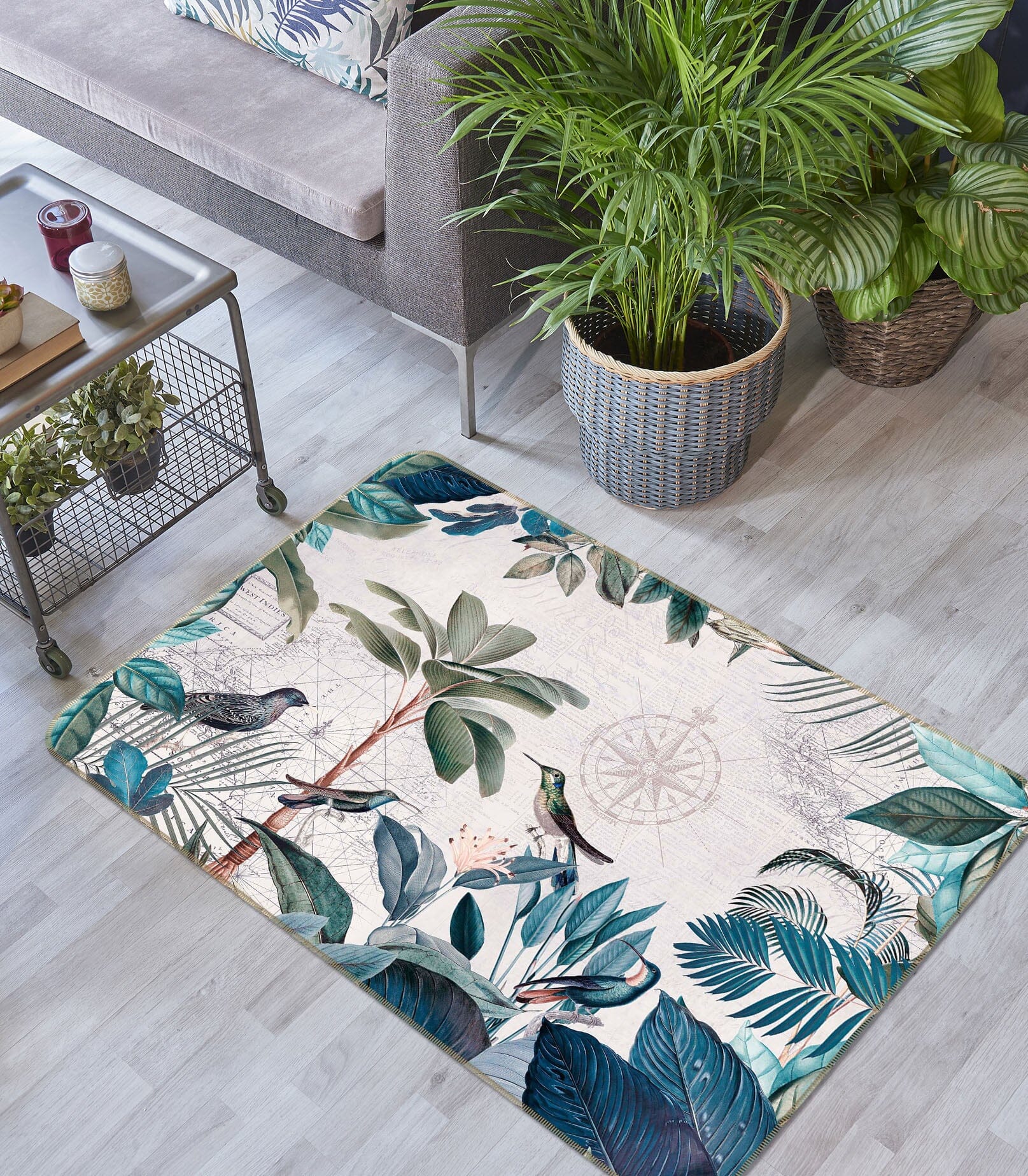 3D Birds Playing 1020 Andrea haase Rug Non Slip Rug Mat Mat AJ Creativity Home 