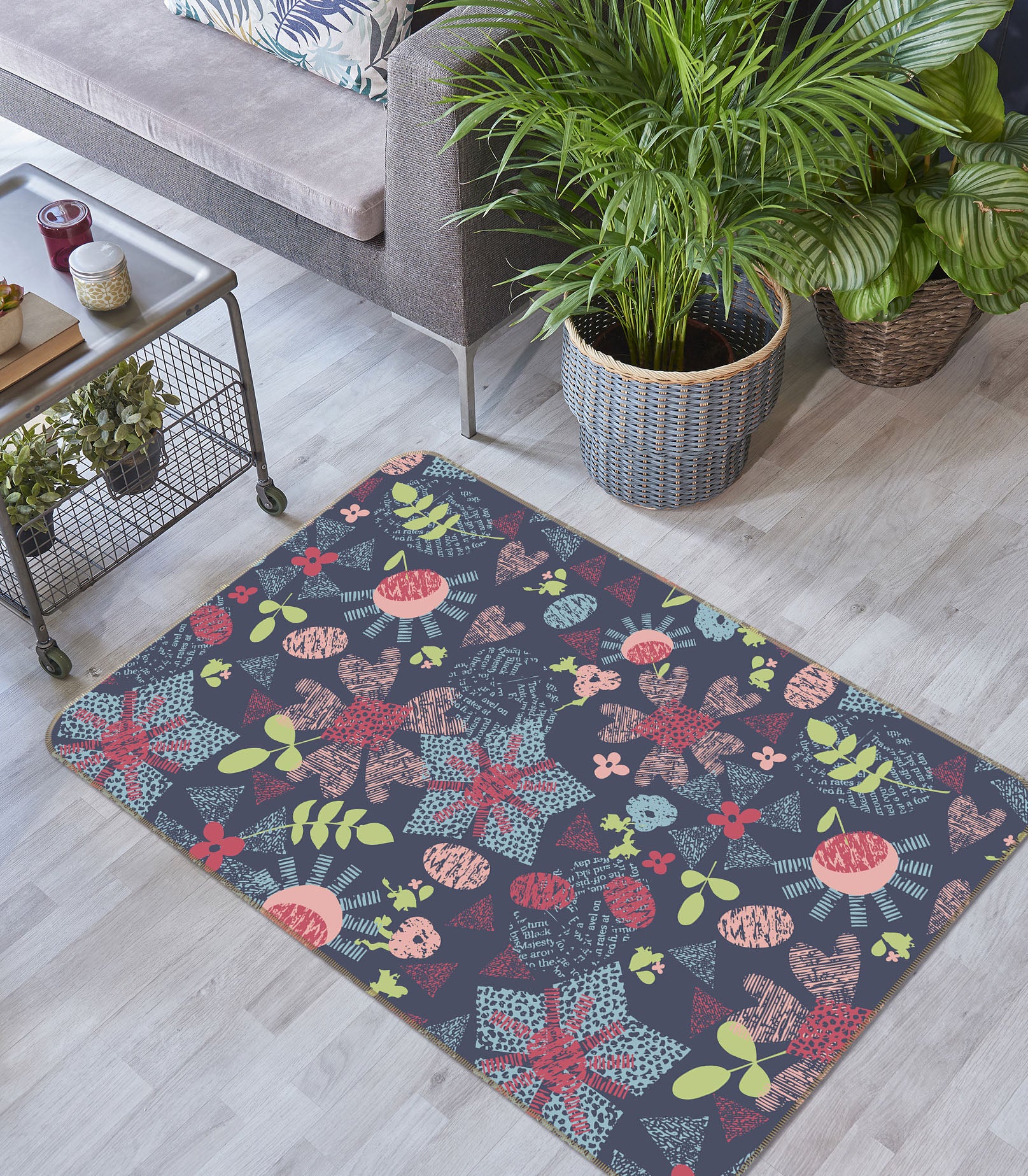 3D Pattern 35237 Non Slip Rug Mat
