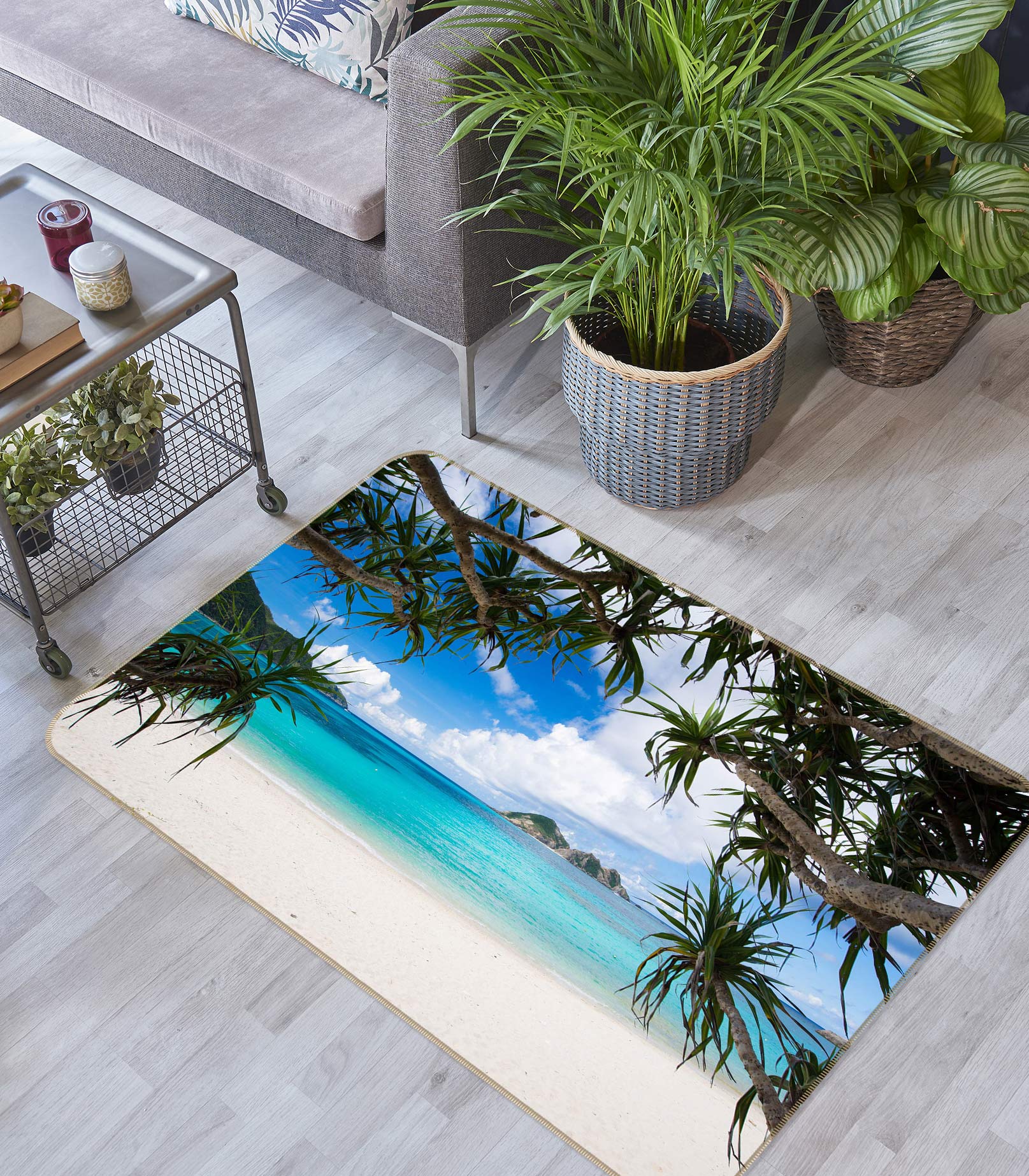 3D Seaside 76249 Non Slip Rug Mat