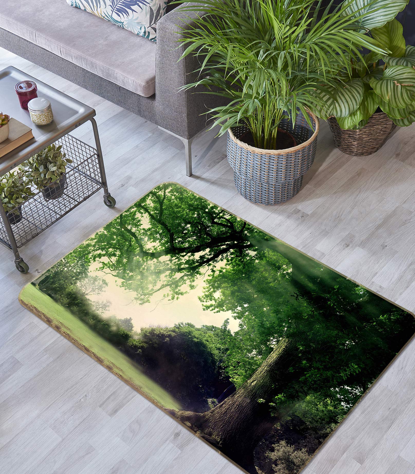3D Trees 75175 Non Slip Rug Mat
