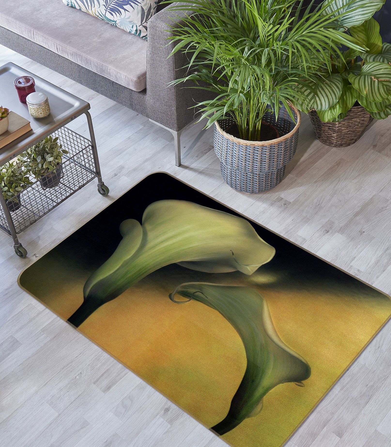 3D Petal 32034 Non Slip Rug Mat